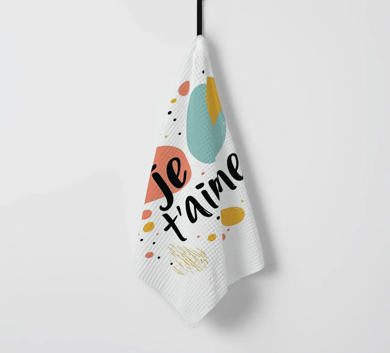 Je t'aime - 4 canovaccio da cucina da Art Typo Essentiel