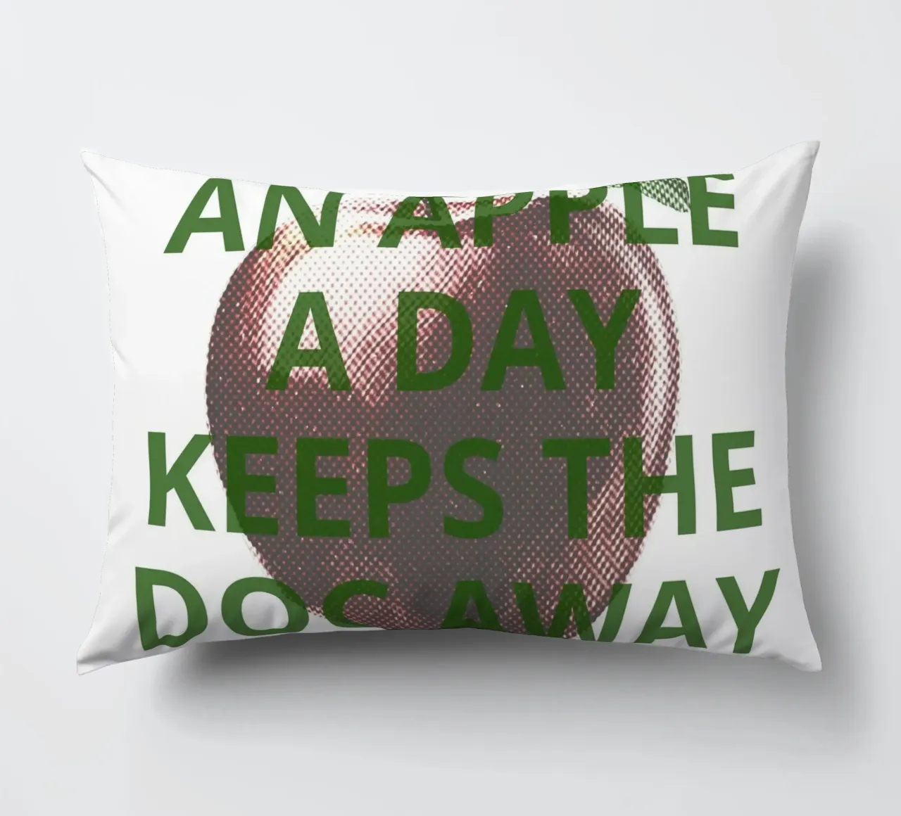 An apple a day keeps the doc away cuscino da ramosashop
