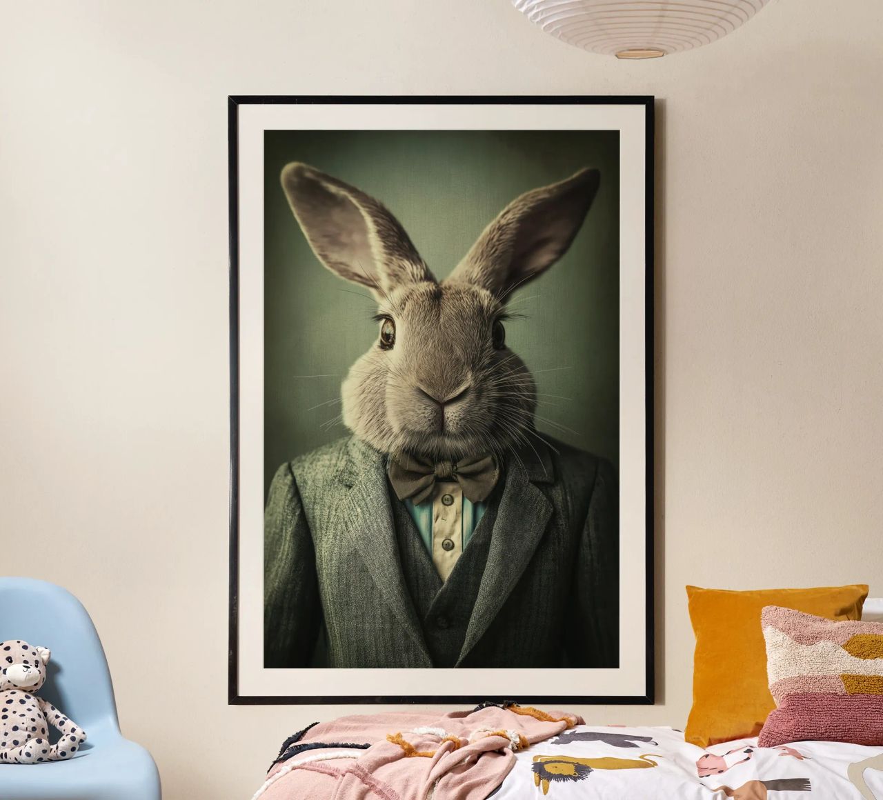 Rabbit in costume poster by Imagine