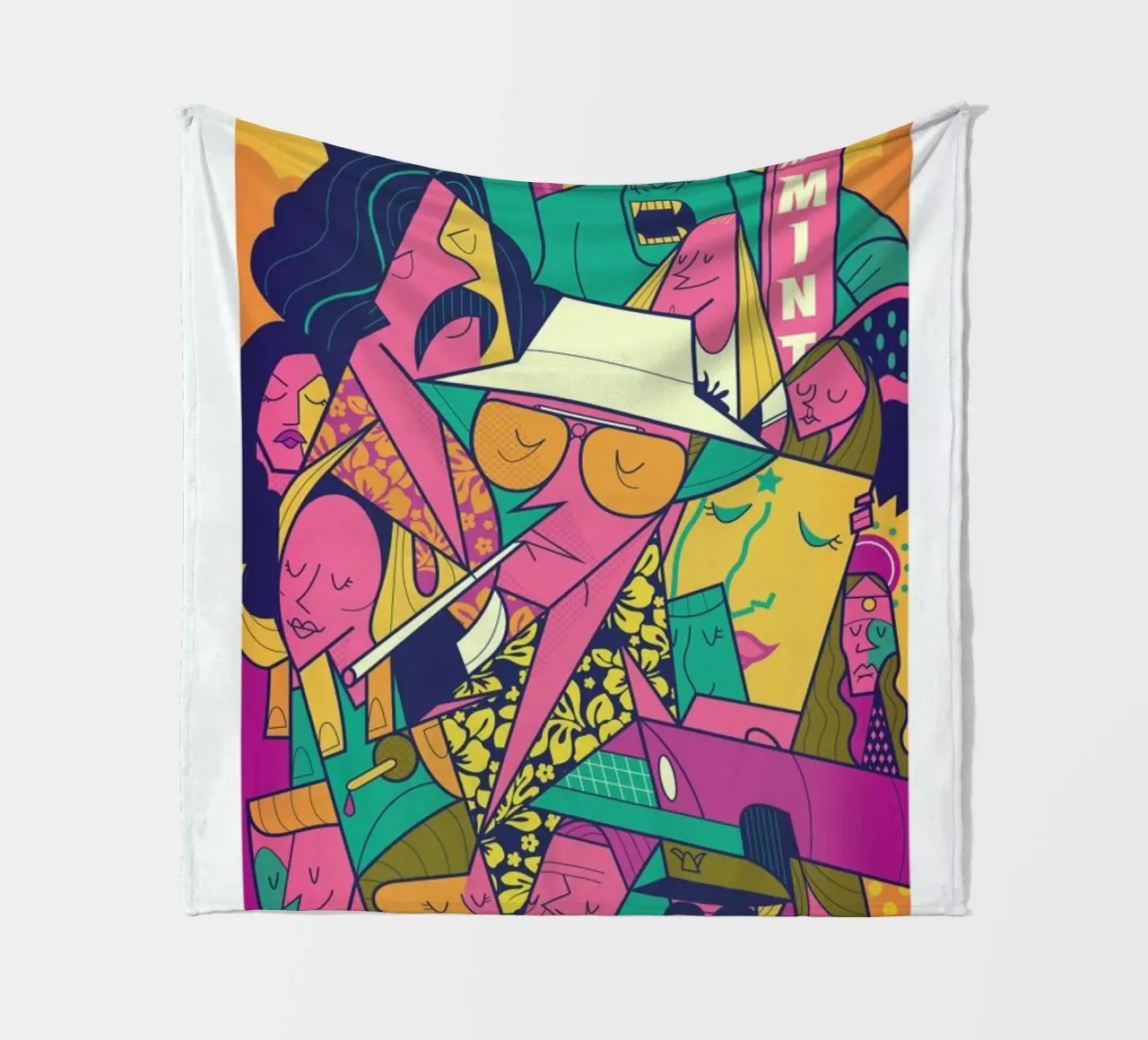Fear and Loathing coperta in pile da Ale Giorgini