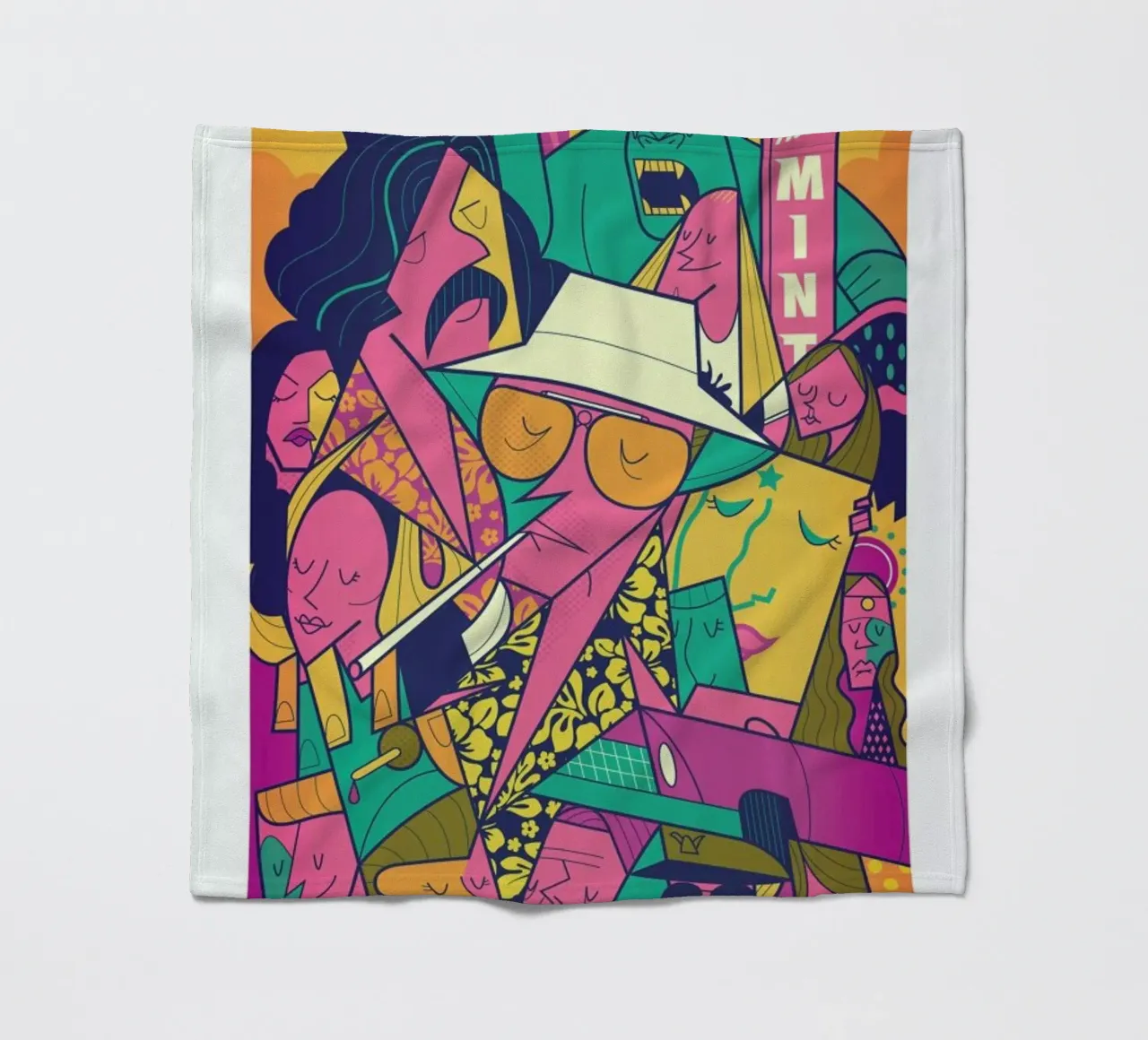Fear and Loathing coperta in pile da Ale Giorgini