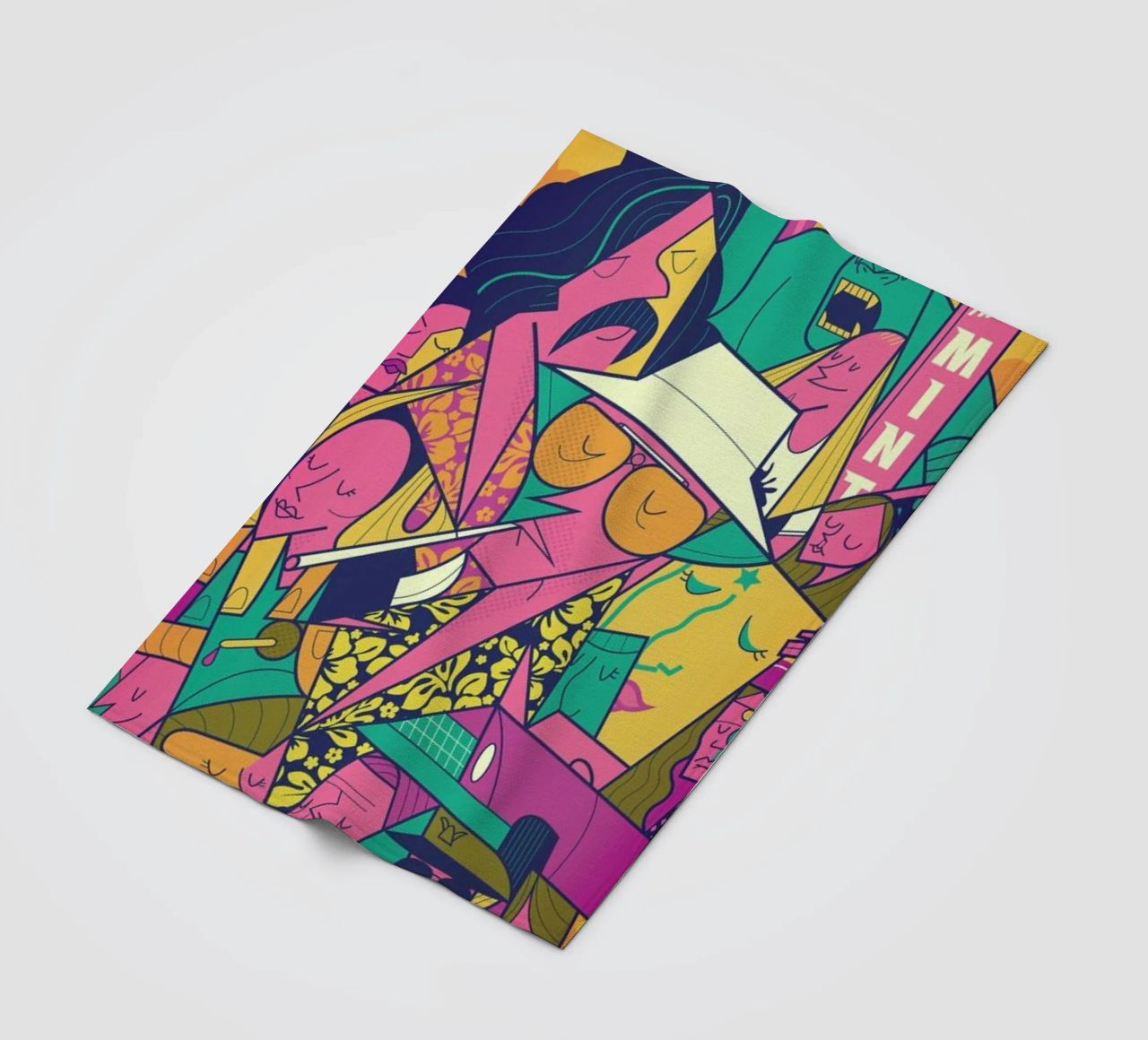 Fear and Loathing Fleecedecke von Ale Giorgini
