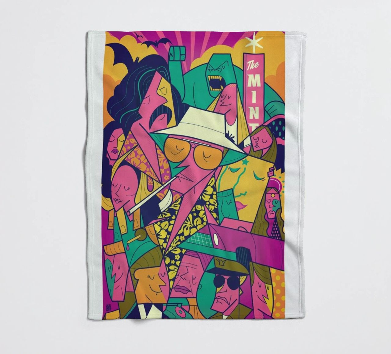 Fear and Loathing Fleecedecke von Ale Giorgini