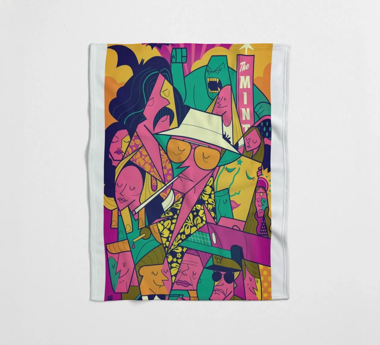 Fear and Loathing Fleecedecke von Ale Giorgini