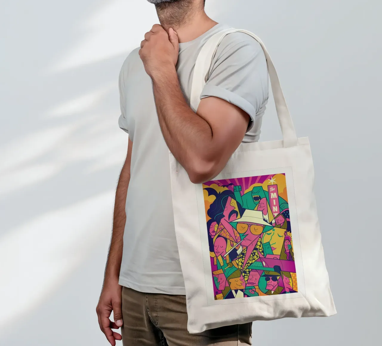 Fear and Loathing borsa in juta da Ale Giorgini