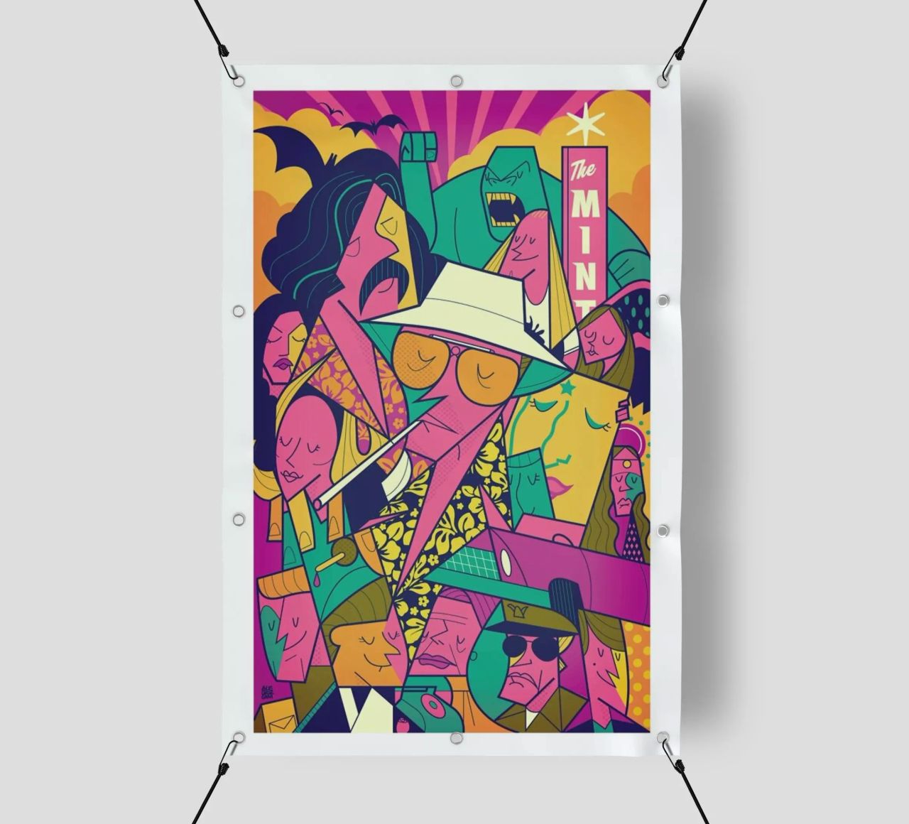 Fear and Loathing telo in pvc da Ale Giorgini
