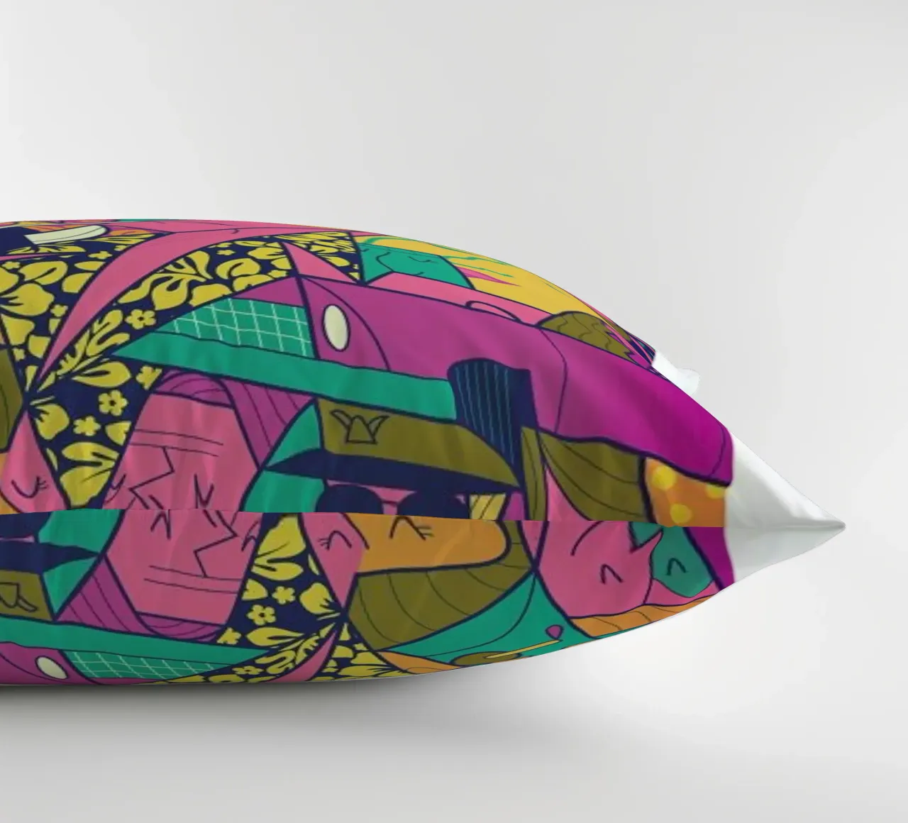 Fear and Loathing decorative cushion by Ale Giorgini