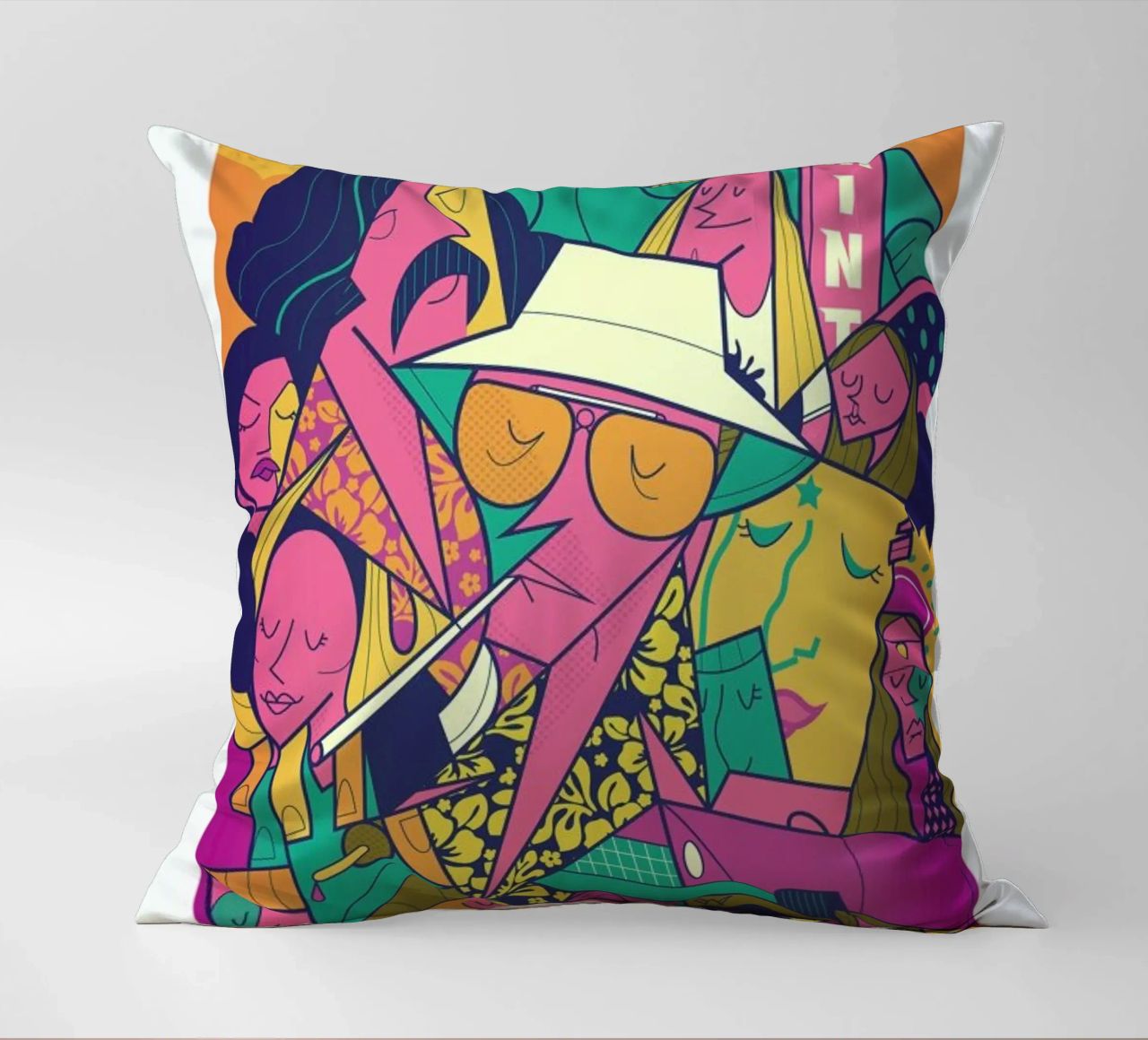 Fear and Loathing cuscino da Ale Giorgini