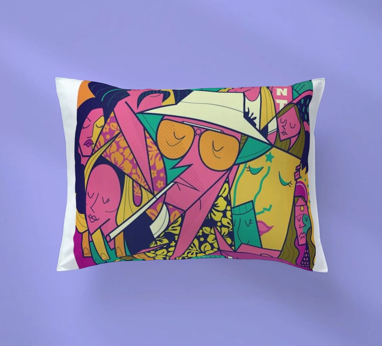 Fear and Loathing cuscino da Ale Giorgini