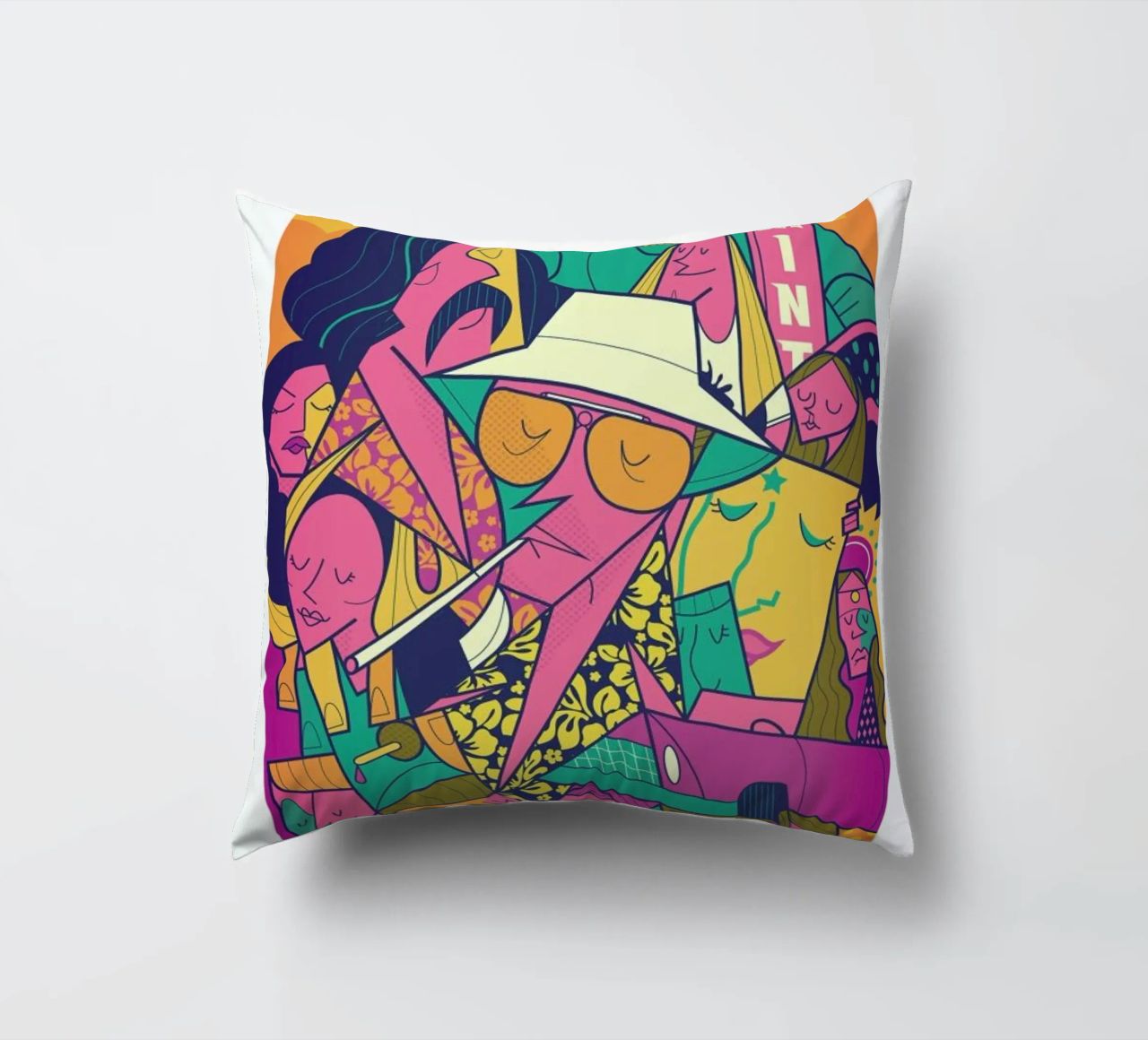 Fear and Loathing cuscino da Ale Giorgini