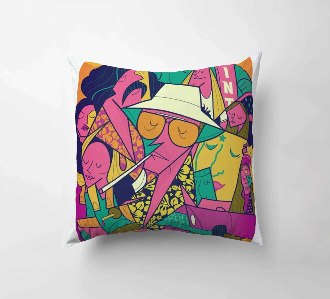 Fear and Loathing cuscino da Ale Giorgini