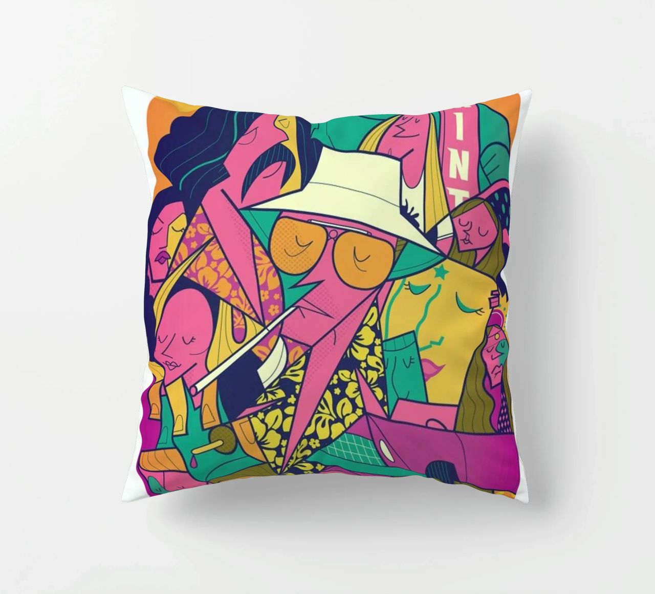 Fear and Loathing cuscino da Ale Giorgini
