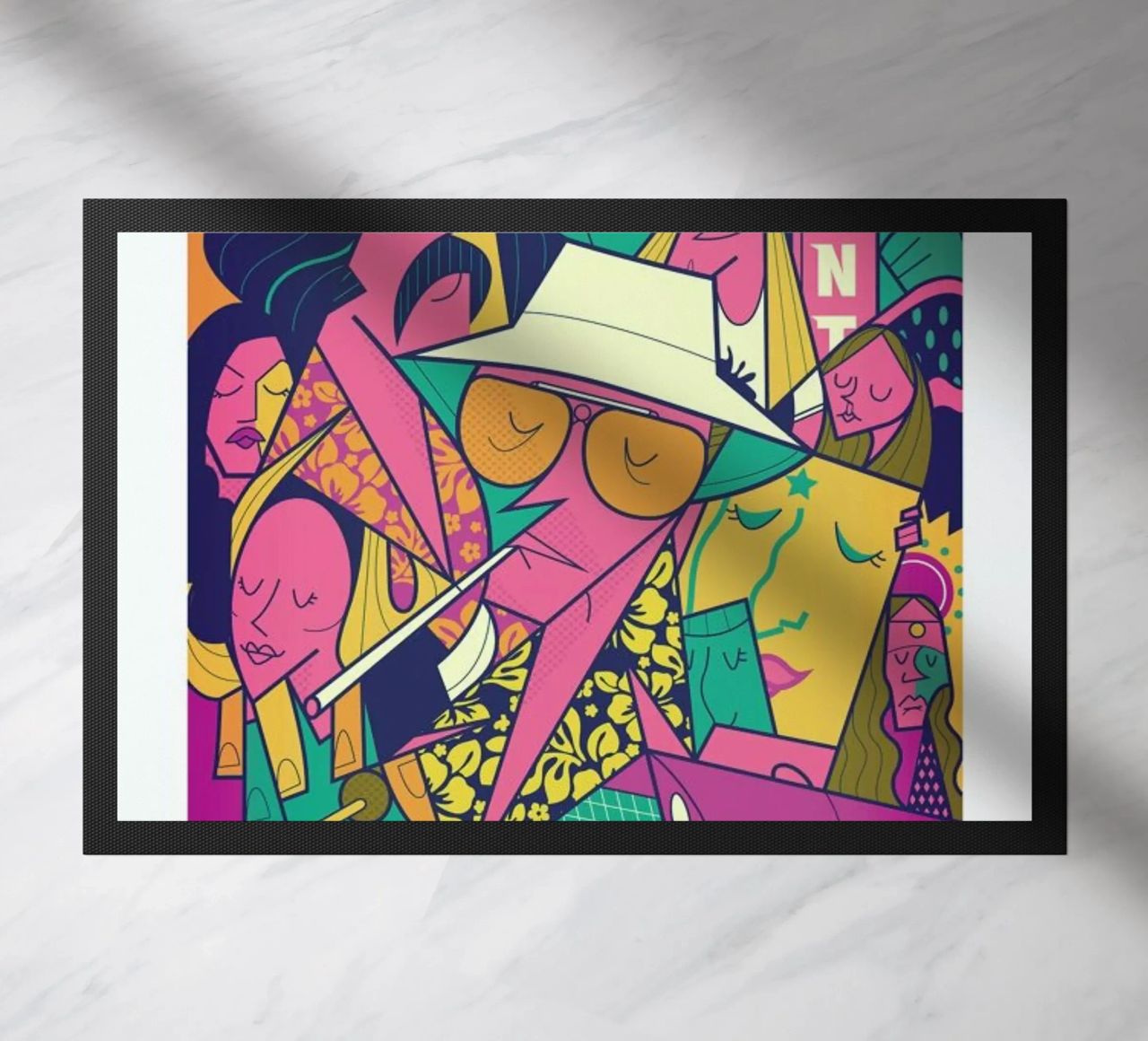 Fear and Loathing doormat by Ale Giorgini