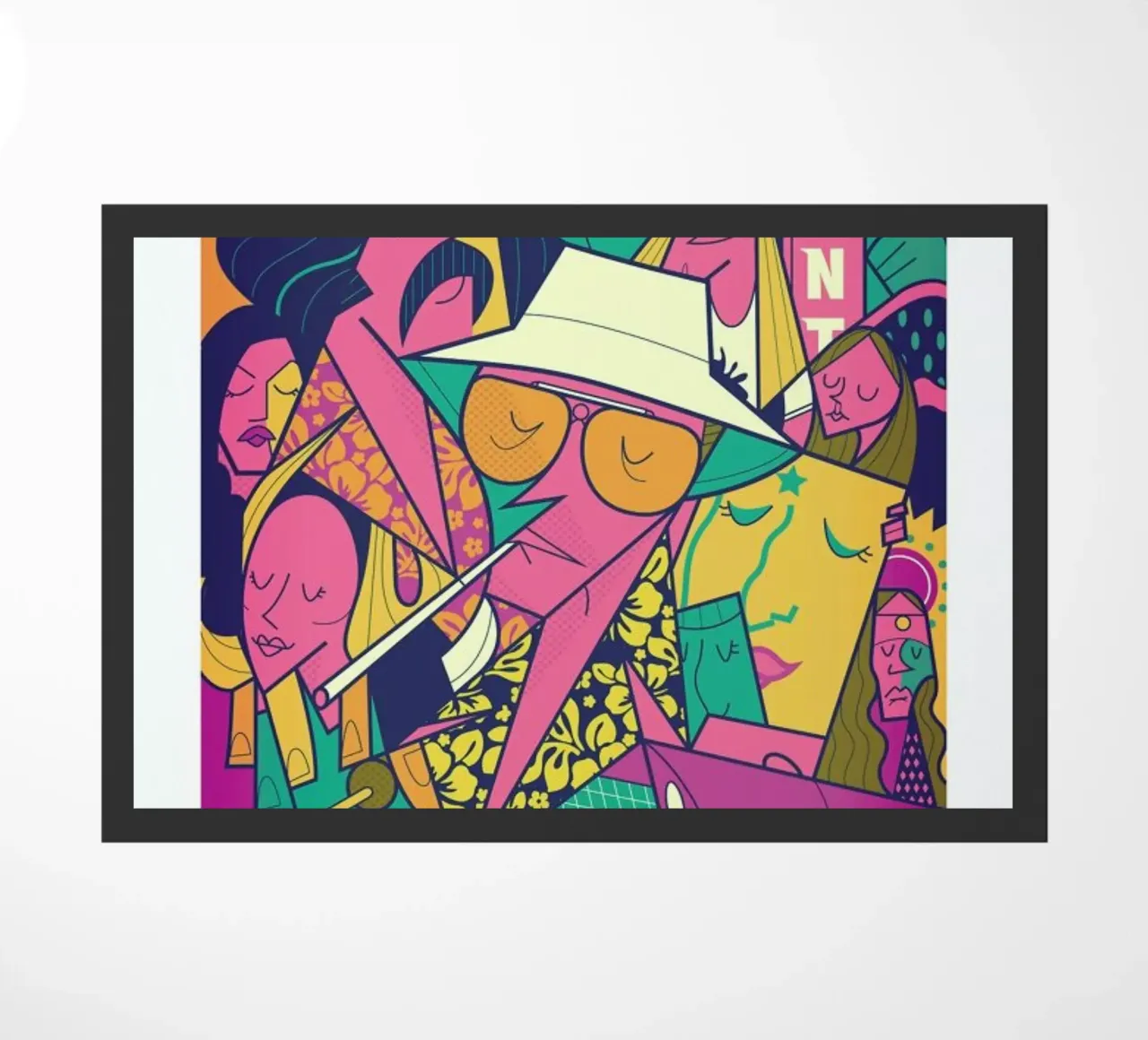 Fear and Loathing deurmat van Ale Giorgini