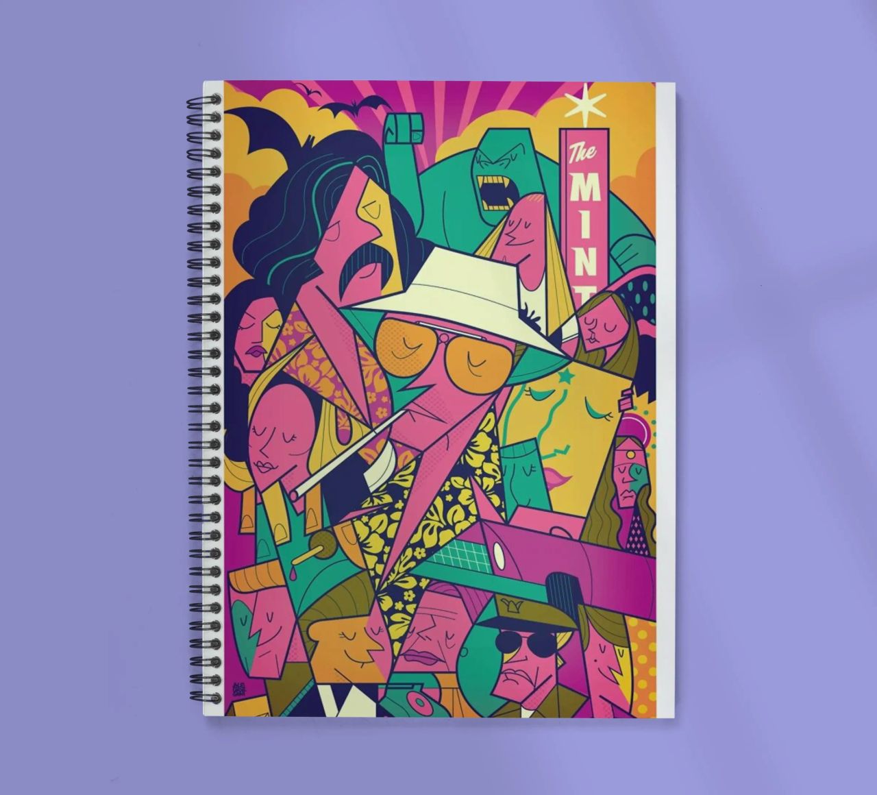 Fear and Loathing spiral notebook by Ale Giorgini