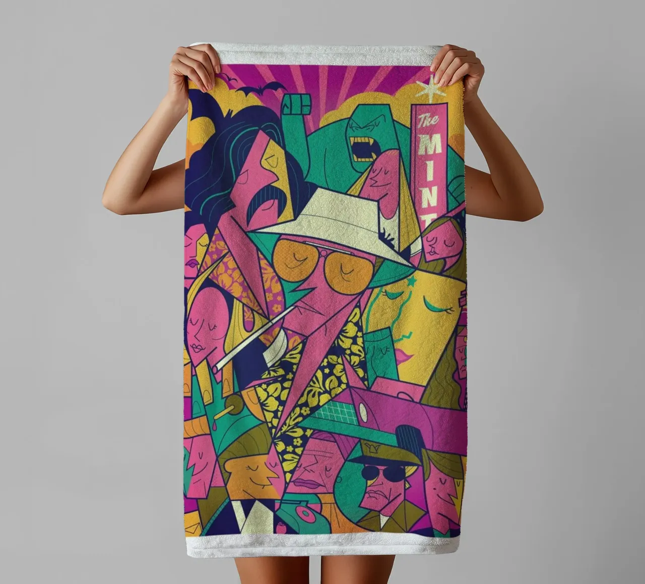 Fear and Loathing serviette de bain de Ale Giorgini