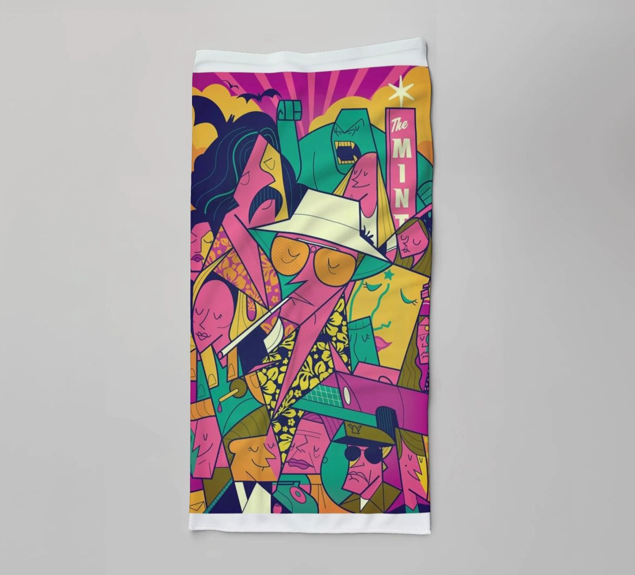 Fear and Loathing Handtuch von Ale Giorgini