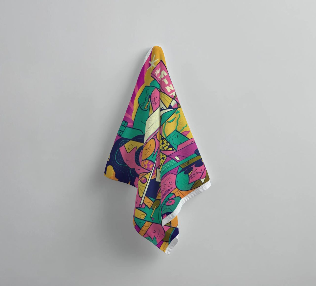 Fear and Loathing Handtuch von Ale Giorgini