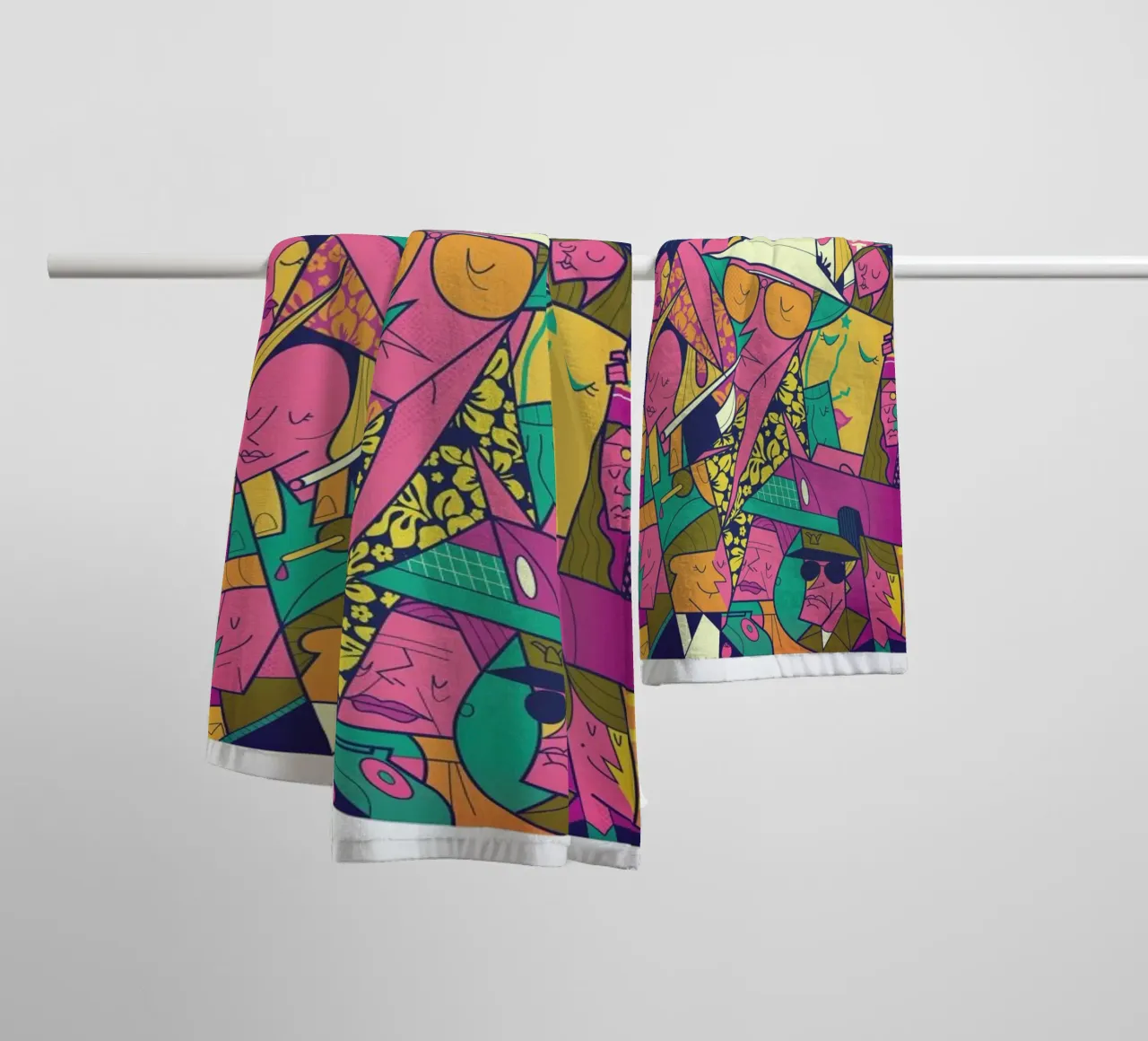 Fear and Loathing serviette de bain de Ale Giorgini