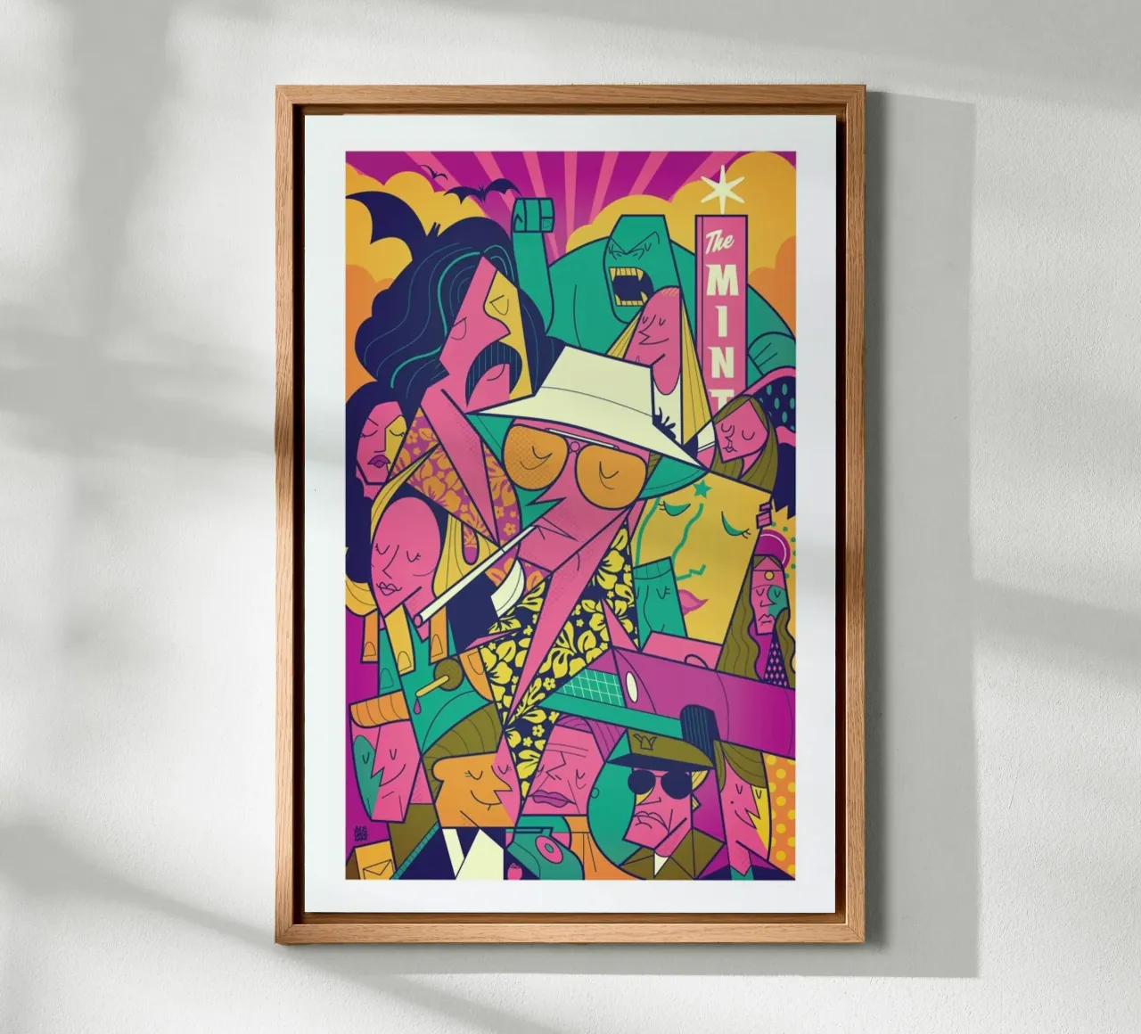 Fear and Loathing alluminio dibond da Ale Giorgini