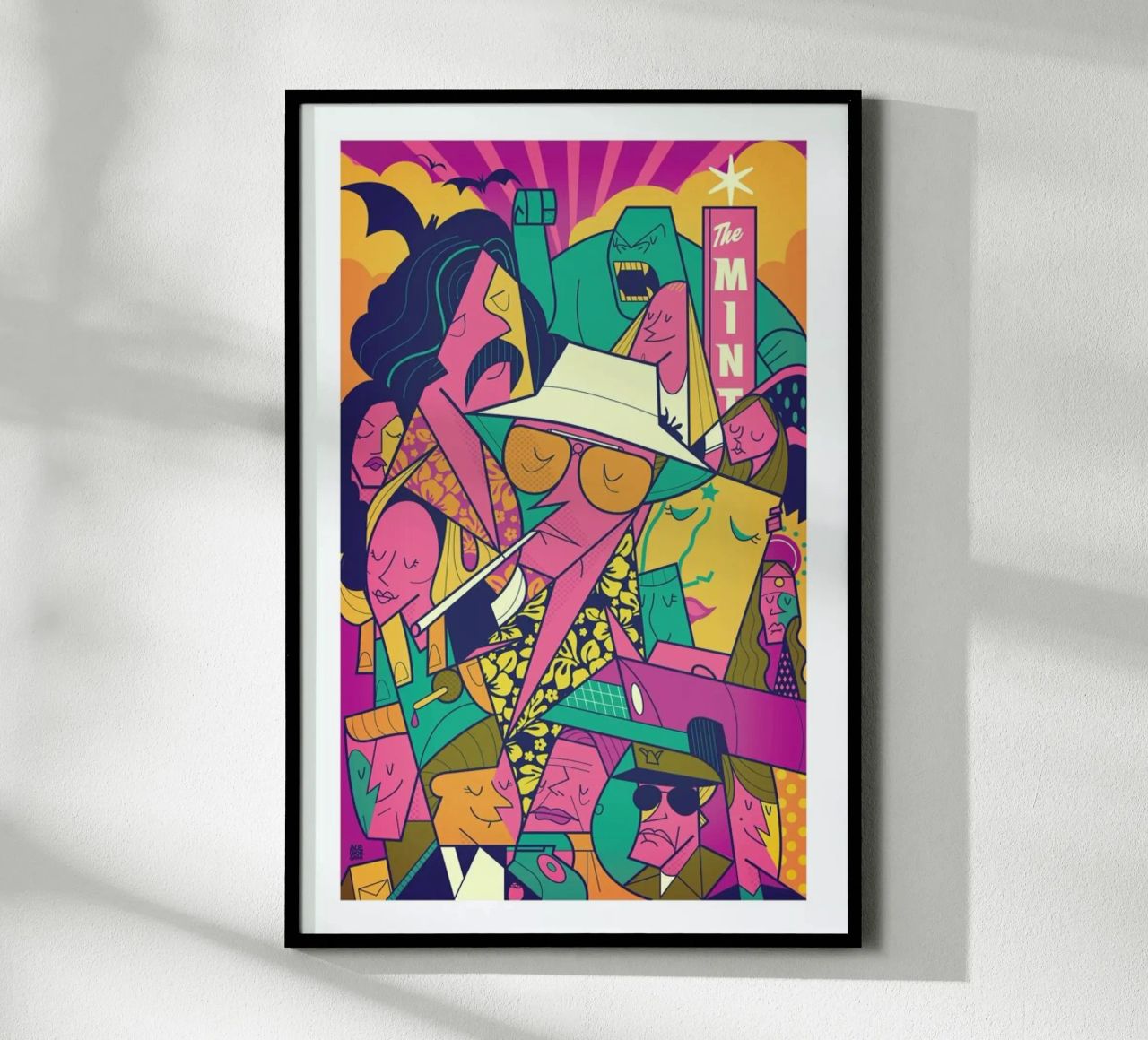 Fear and Loathing Poster von Ale Giorgini