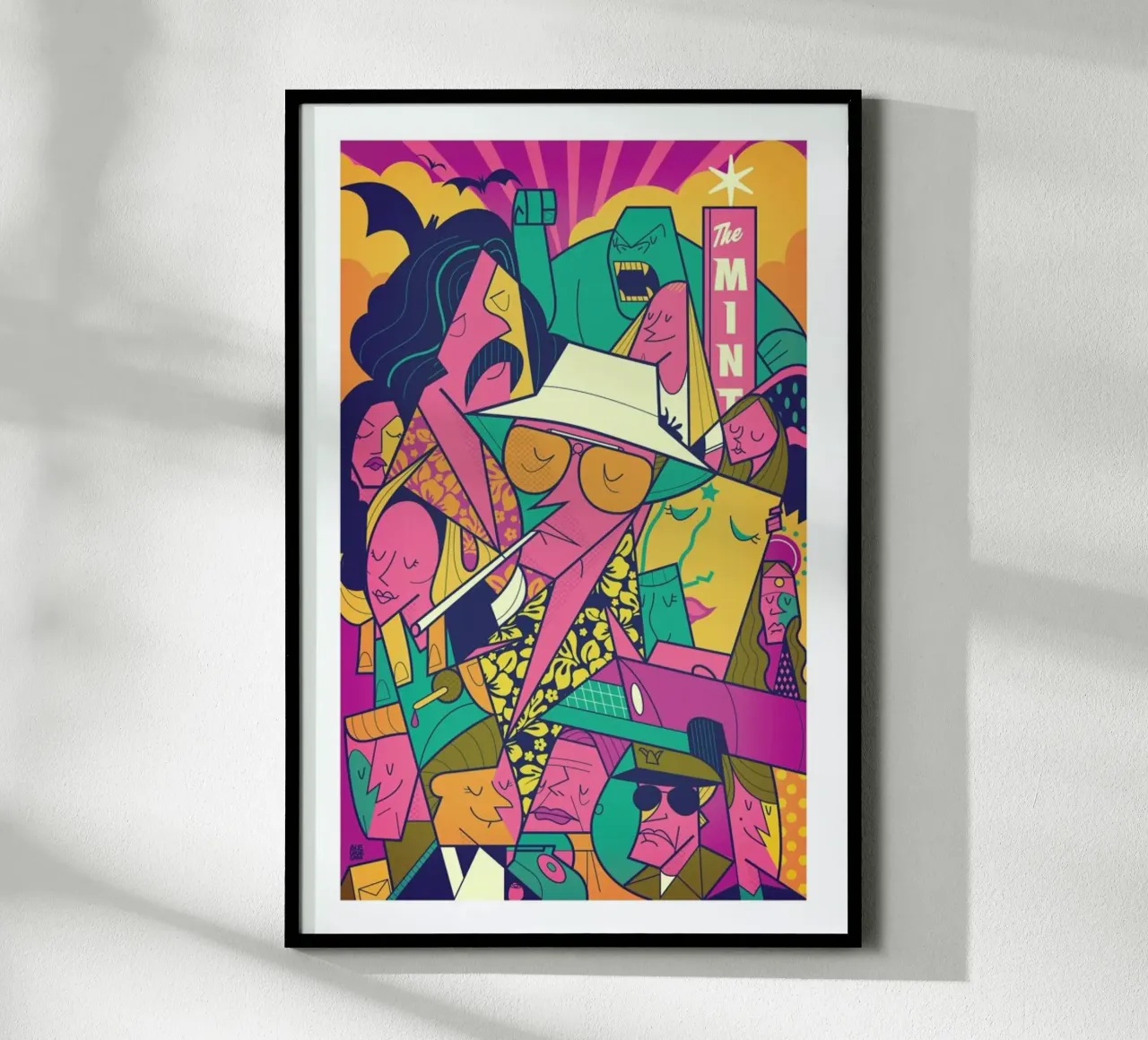 Fear and Loathing carta hahnemühle da Ale Giorgini
