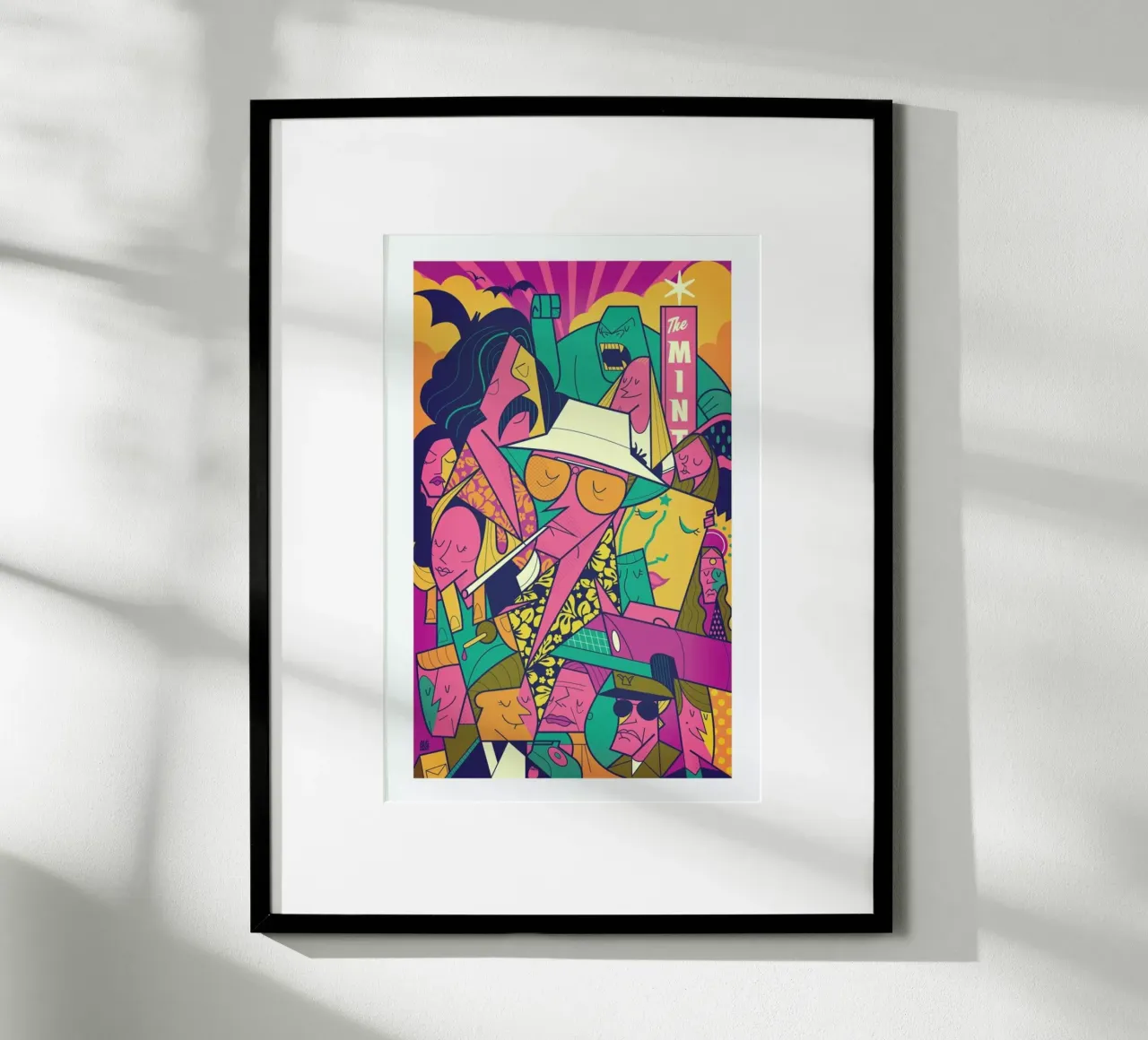 Fear and Loathing carta hahnemühle da Ale Giorgini