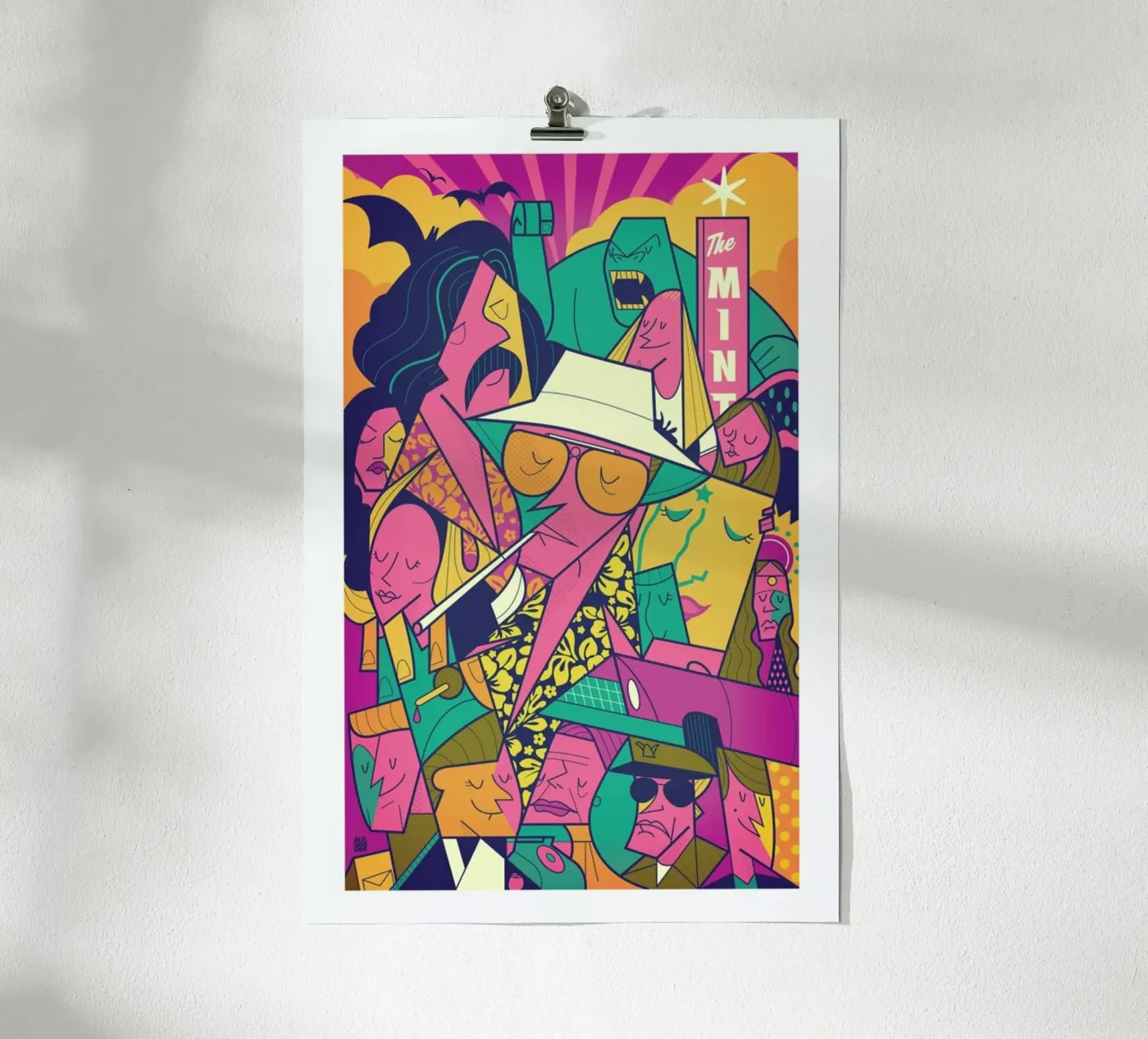 Fear and Loathing poster da Ale Giorgini