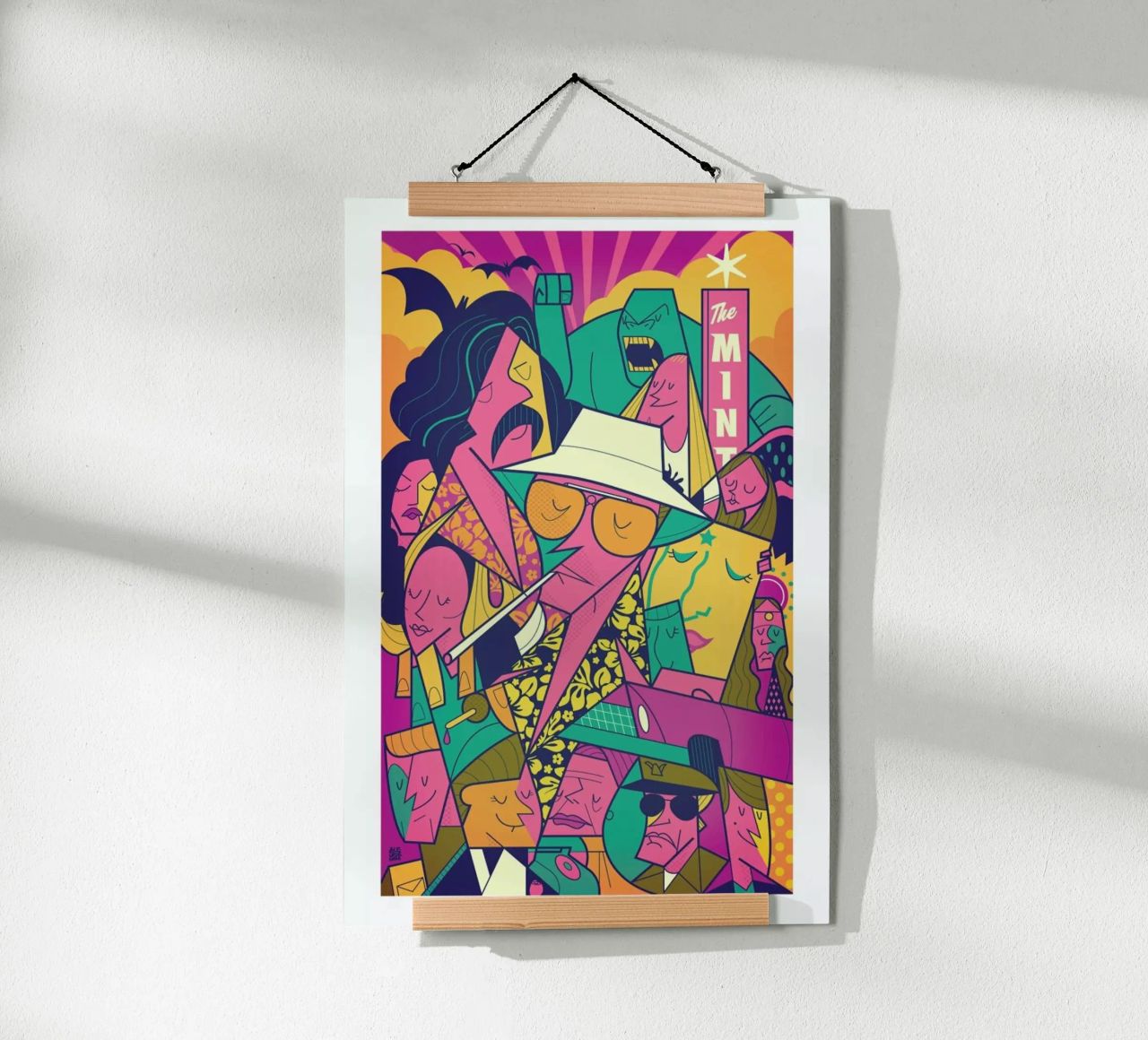 Fear and Loathing Poster von Ale Giorgini