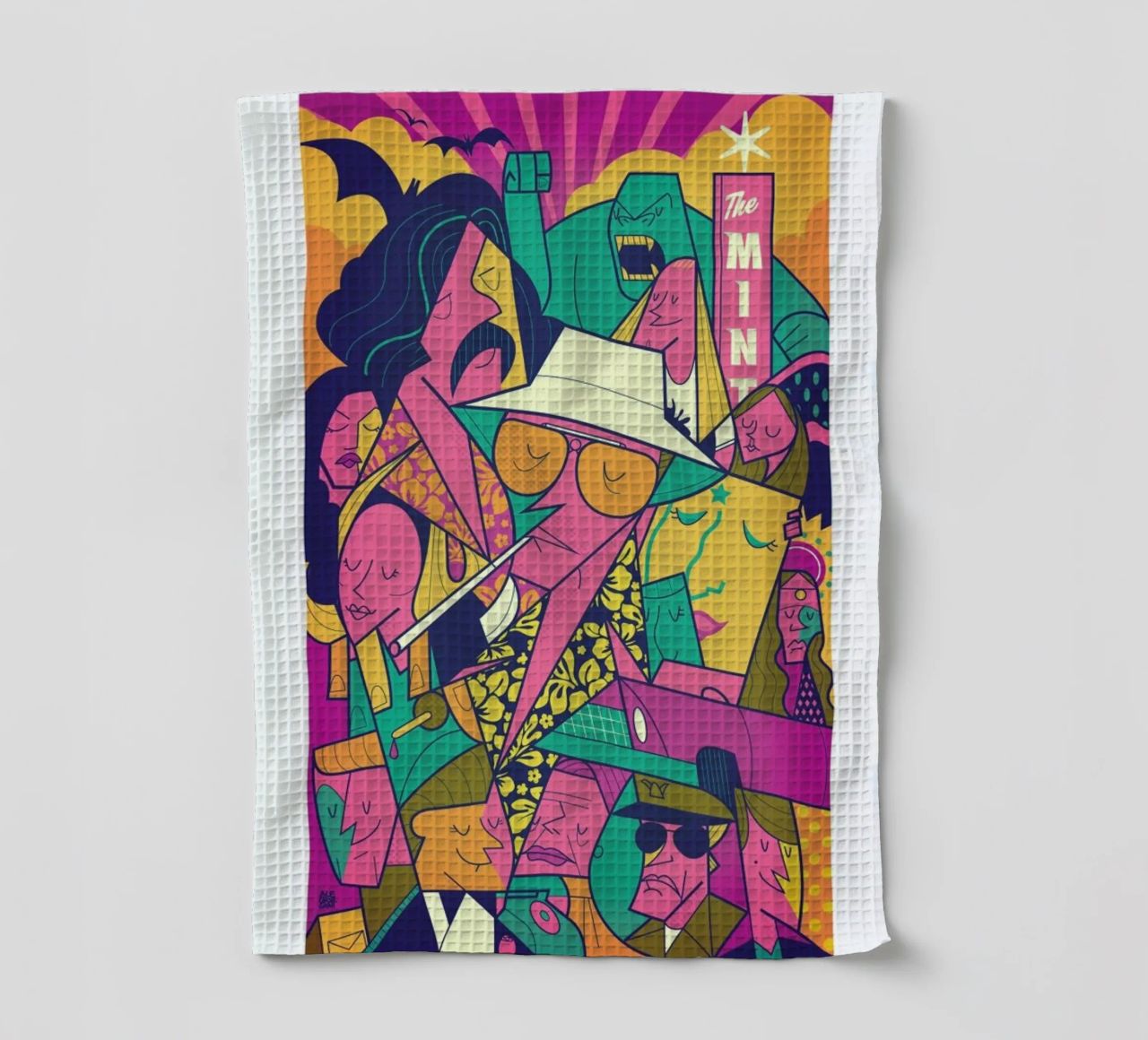 Fear and Loathing Geschirrtuch von Ale Giorgini