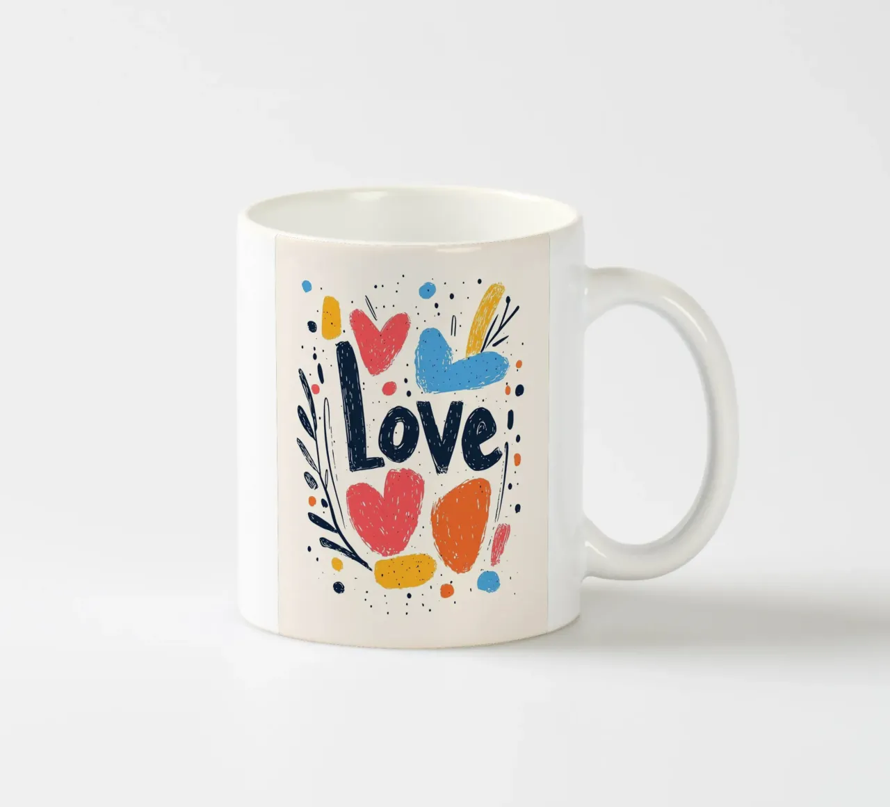 Love - 2 tazza in ceramica da Art Typo Essentiel