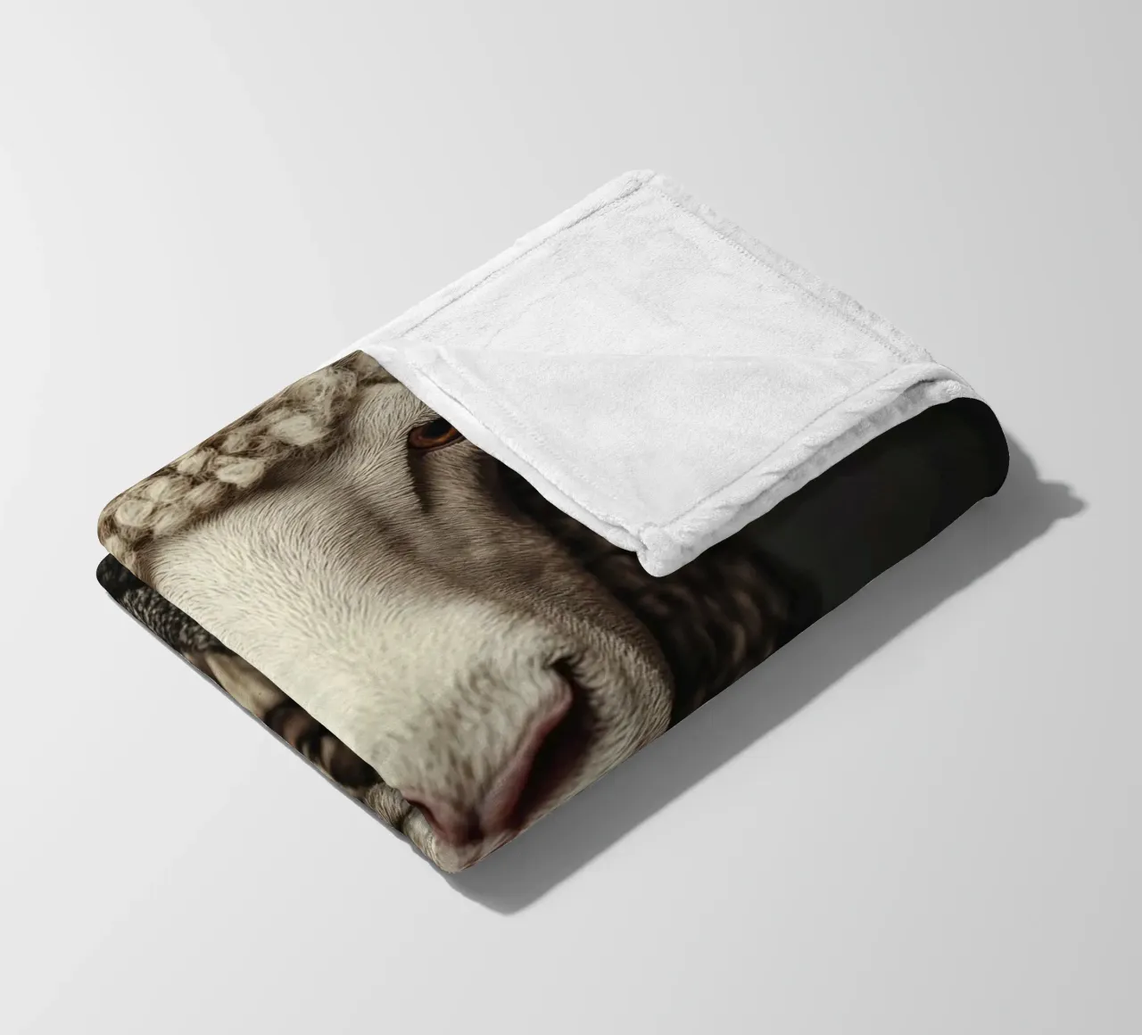 Pecore in abiti d'epoca coperta in pile da Imagine