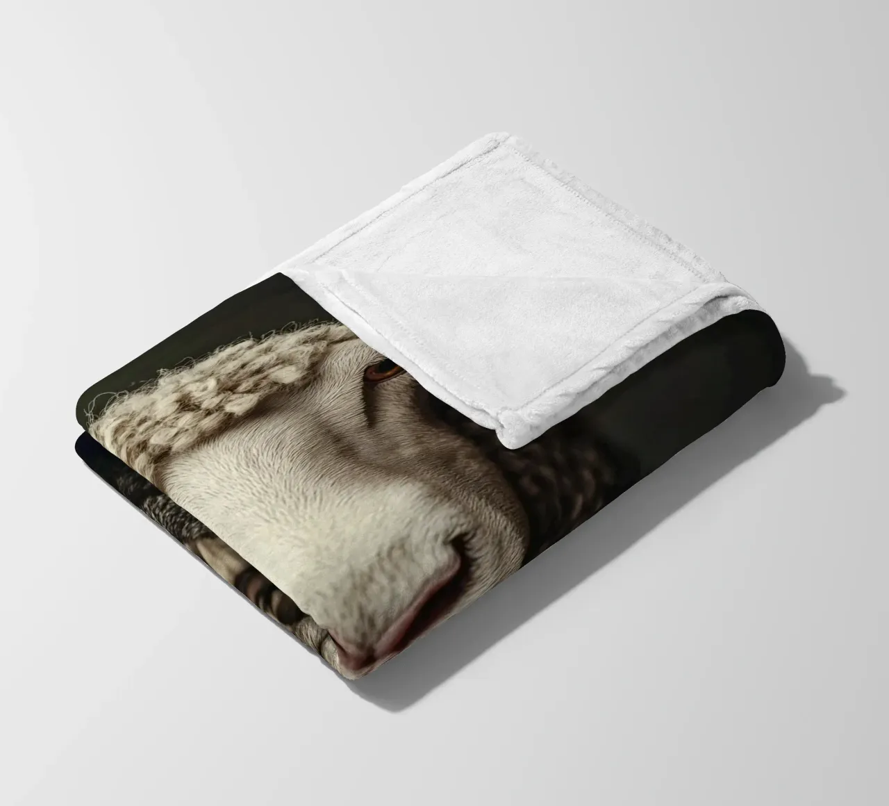 Pecore in abiti d'epoca coperta in pile da Imagine