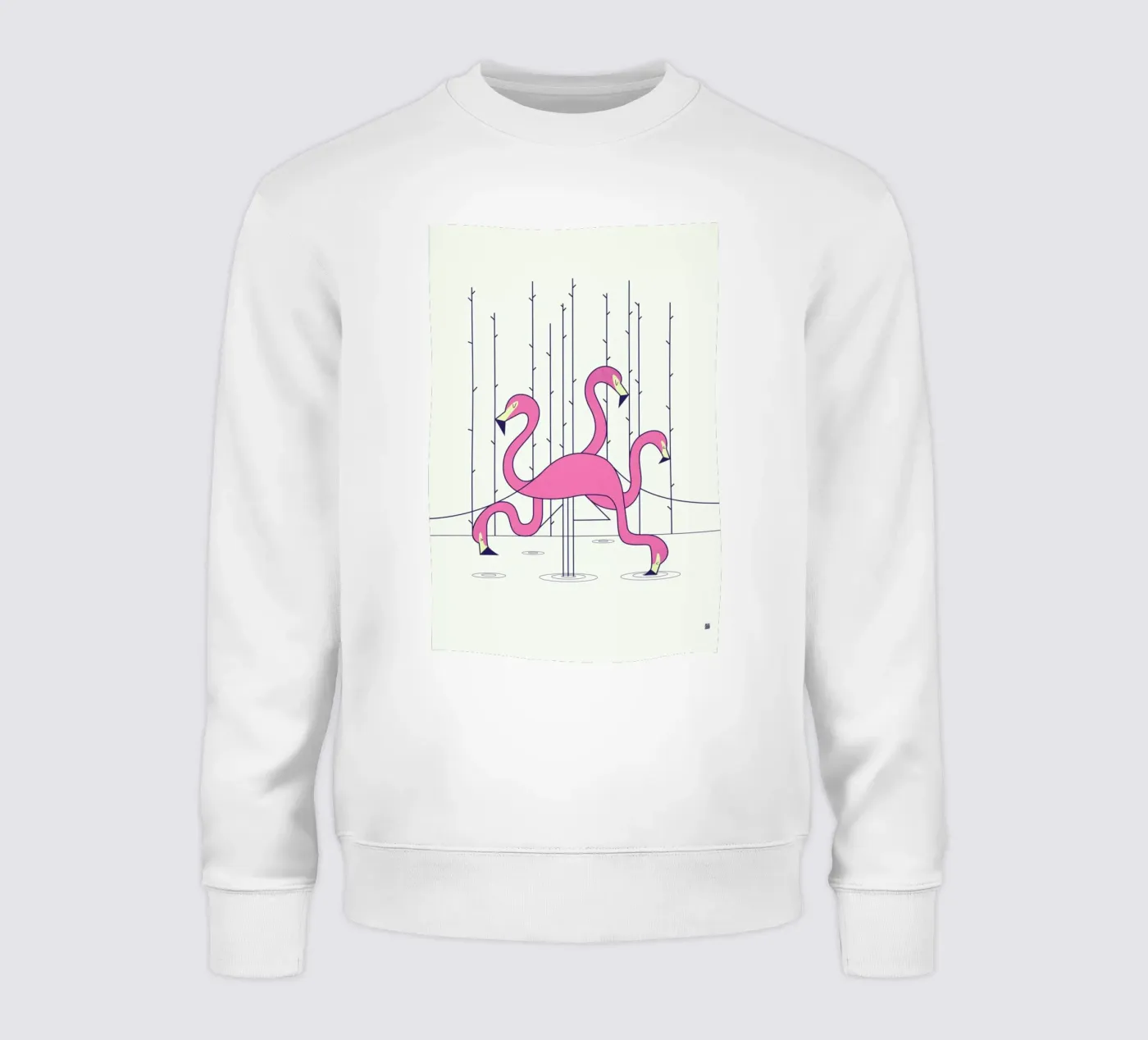 Flamingo felpa da Ale Giorgini