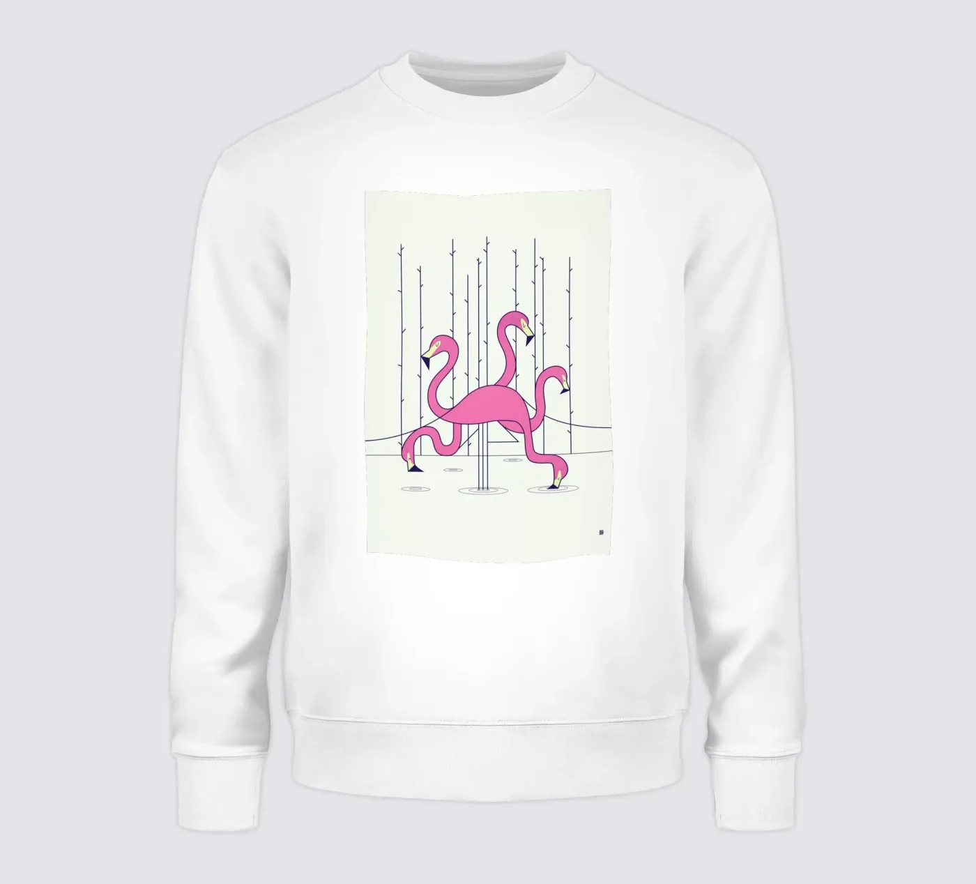 Flamingo felpa da Ale Giorgini