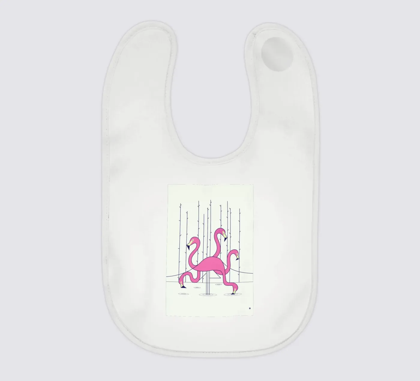 Flamingo Babylätzchen von Ale Giorgini