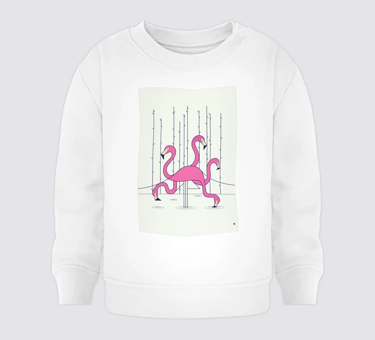 Flamingo felpa neonato da Ale Giorgini