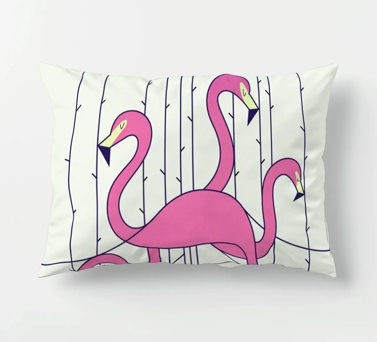 Flamingo cuscino da Ale Giorgini