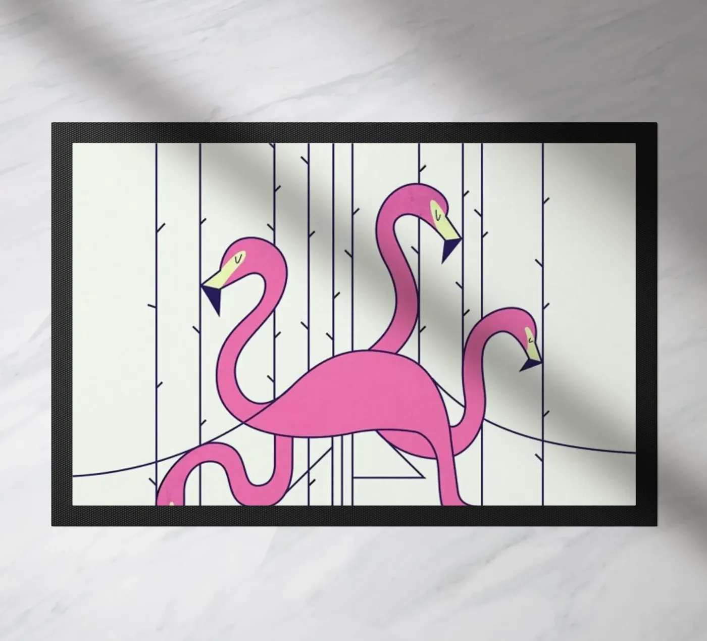 Flamingo Fußmatte von Ale Giorgini