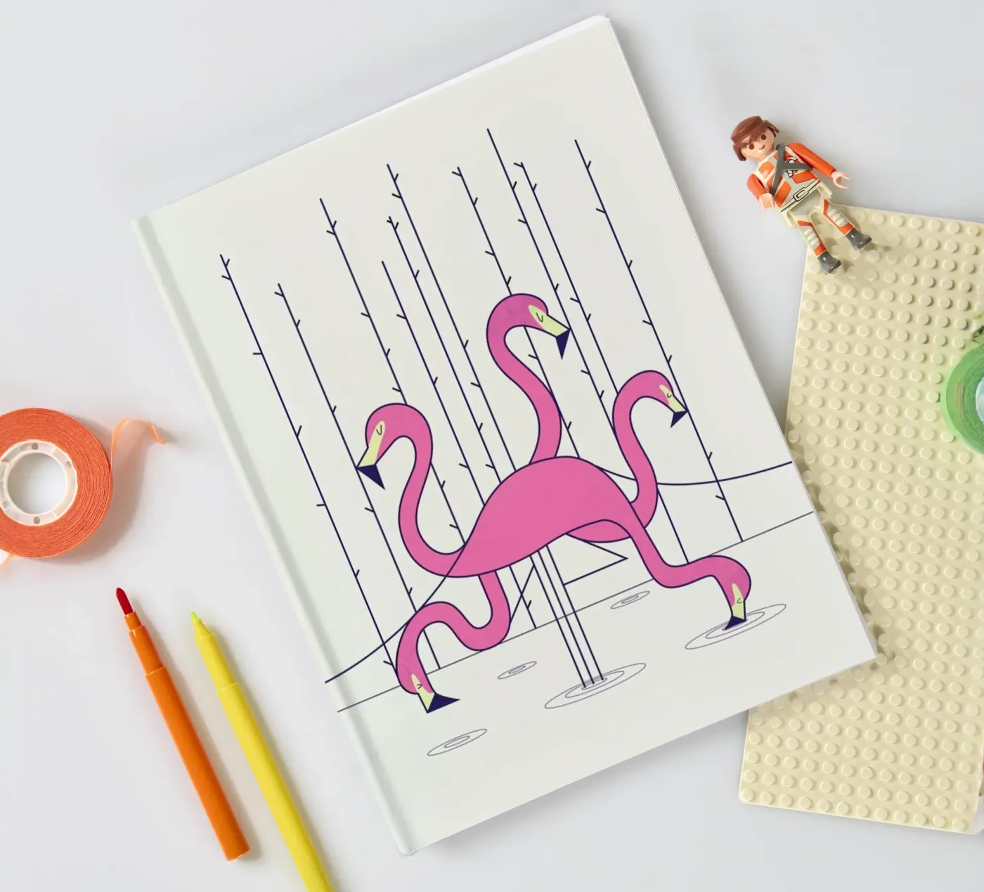 Flamingo notebook by Ale Giorgini