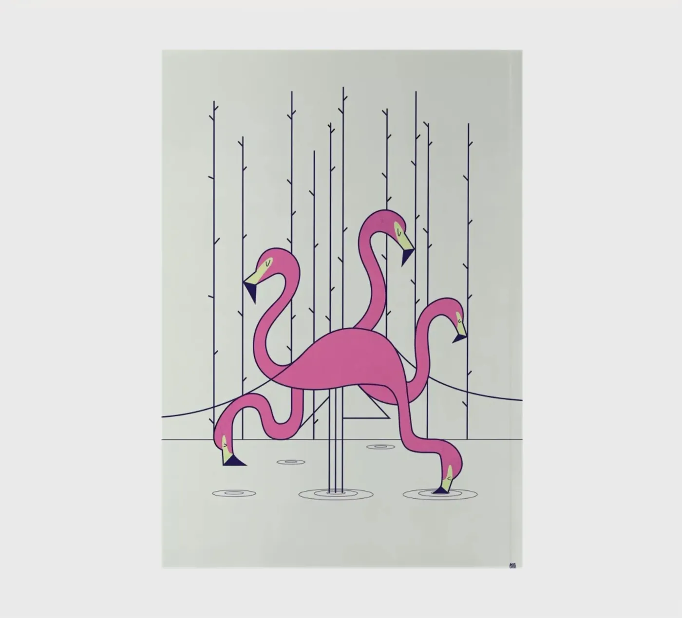 Flamingo notebook by Ale Giorgini