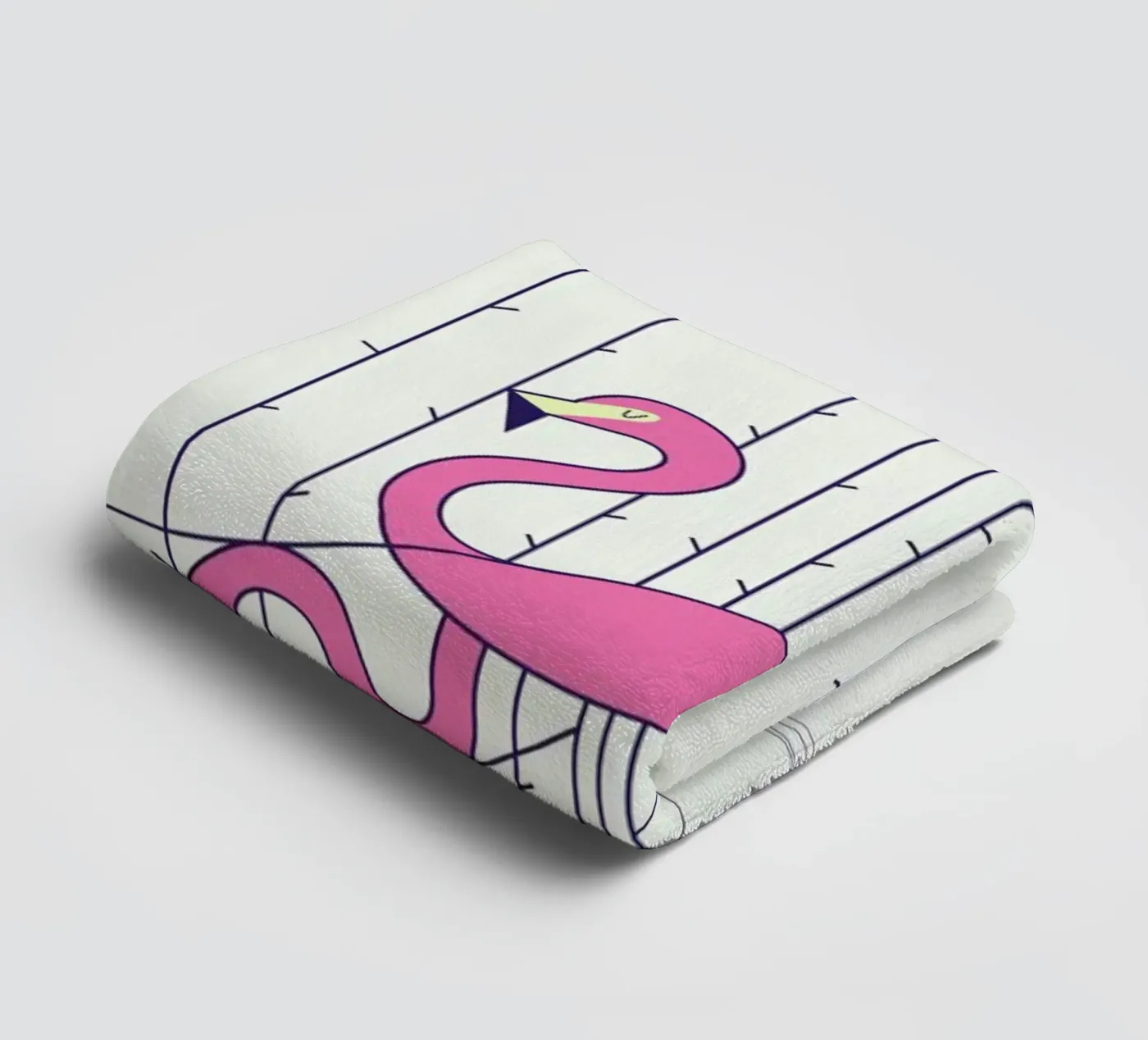 Flamingo badhanddoek van Ale Giorgini