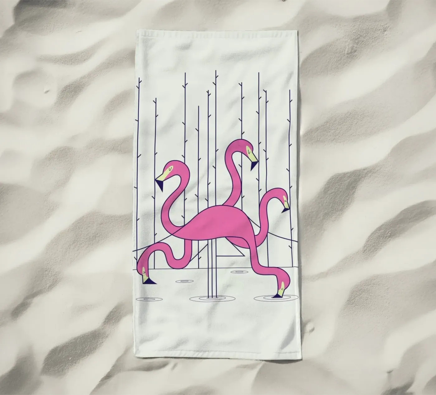 Flamingo telo mare da Ale Giorgini