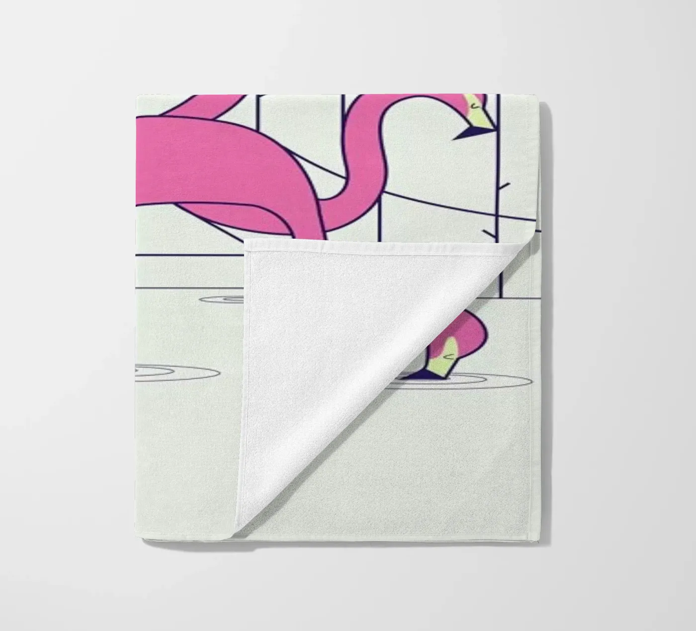Flamingo strandhanddoek van Ale Giorgini