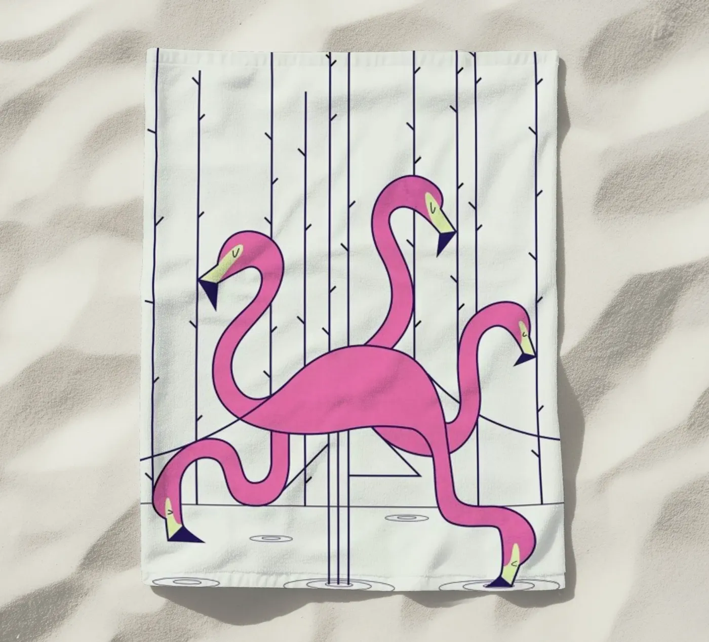 Flamingo telo mare da Ale Giorgini