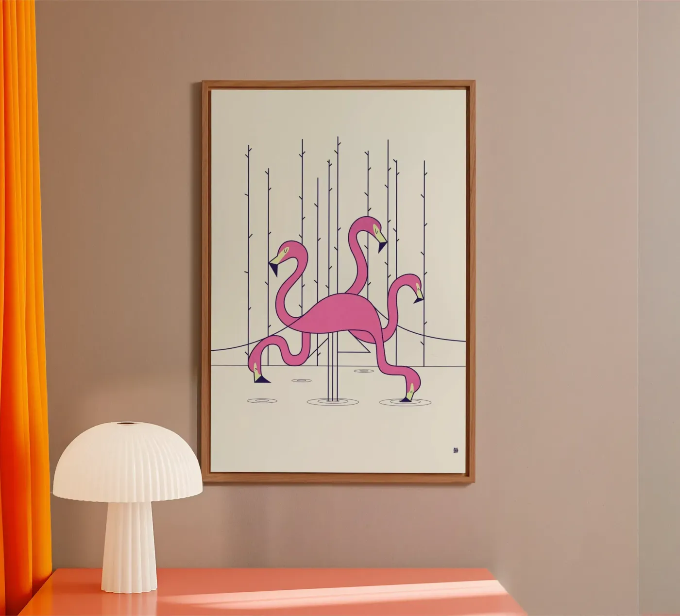 Flamingo forex plate by Ale Giorgini