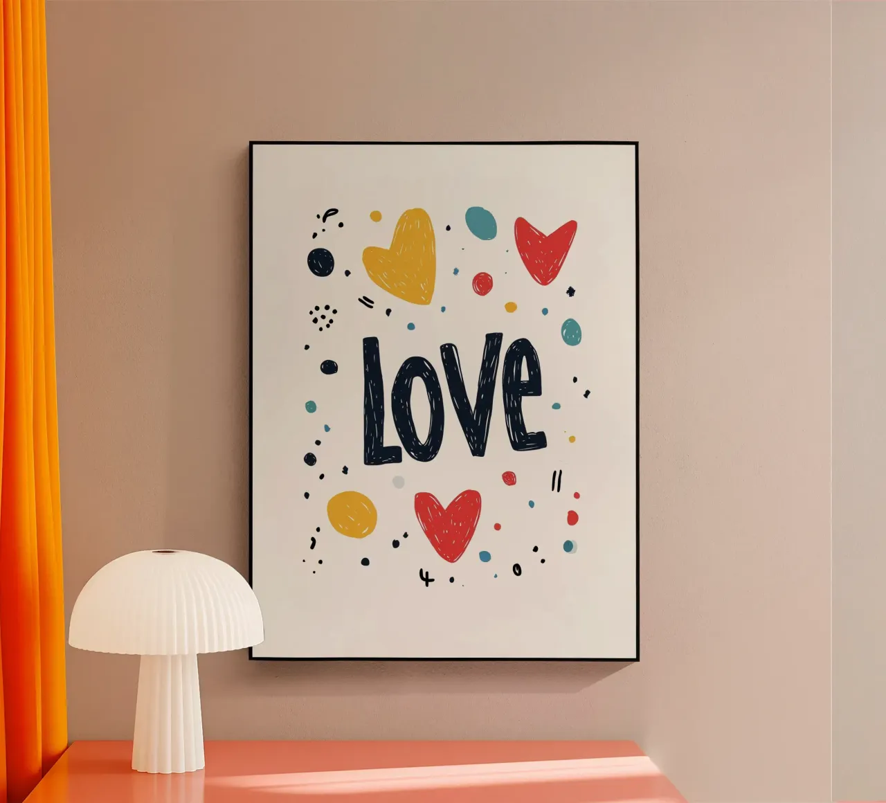 Love - 4 plexiglass da Art Typo Essentiel