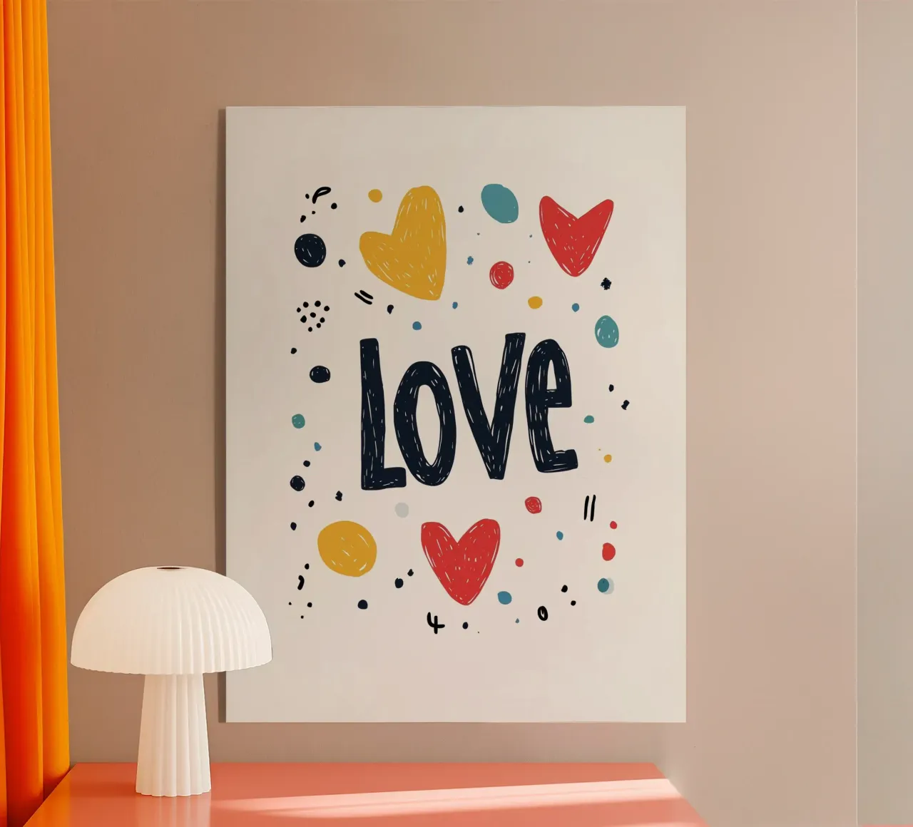 Love - 4 plexiglass da Art Typo Essentiel