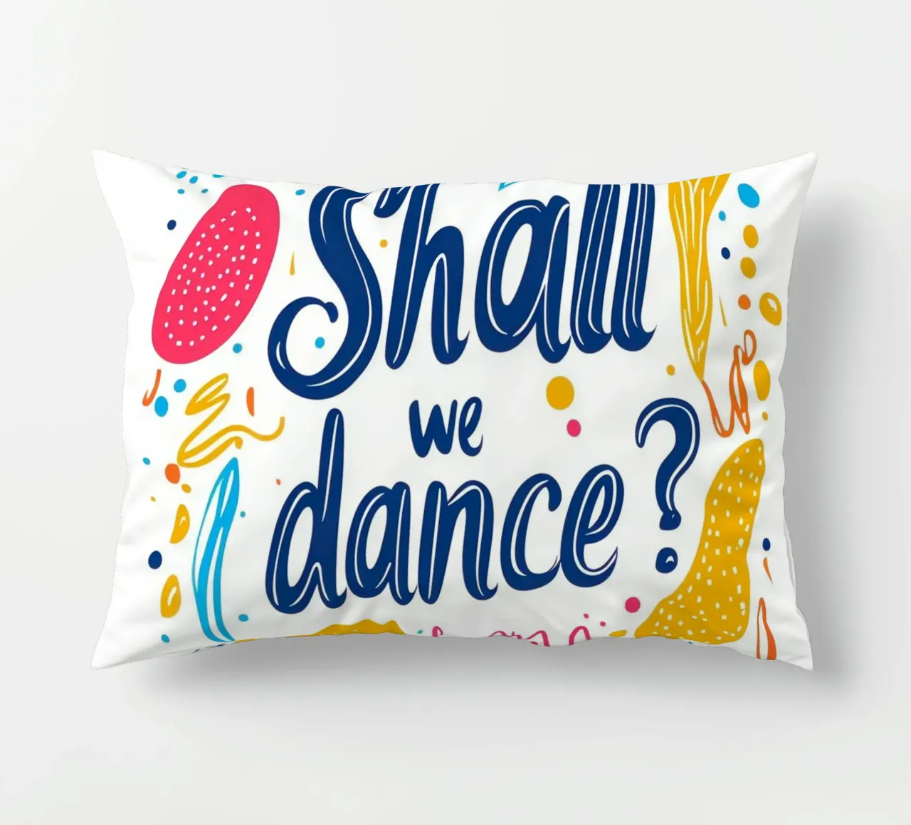 Shall we dance ? 1 decorative cushion by Art Typo Essentiel