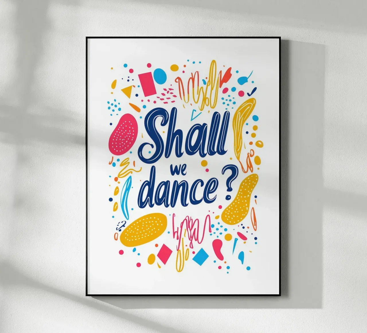 Shall we dance ? 1 plexiglass da Art Typo Essentiel